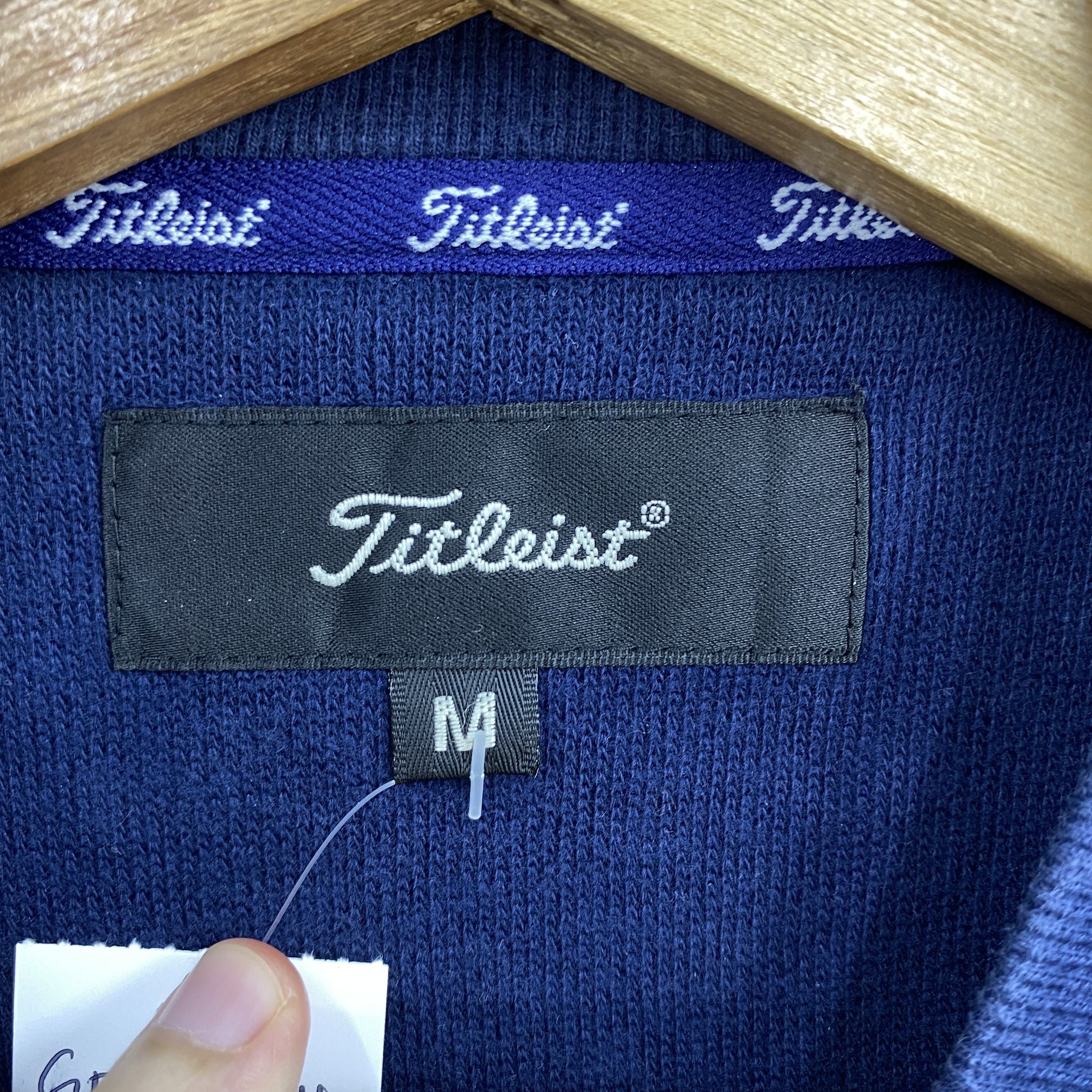 Vintage Vintage 90s Titleist Pullover Sweatshirt Golf V-Neck Size US M / EU 48-50 / 2 - 8 Thumbnail