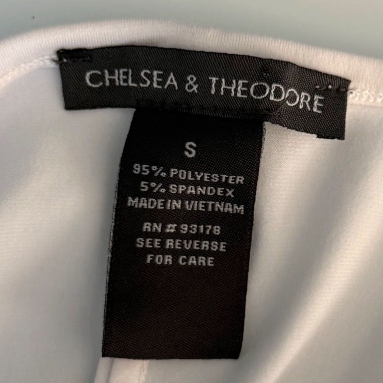 Vintage Chelsea & Theodore Womens Tank Top White S Scoop Neck Sleeveless High-Low Hem Stretch Jersey Basic Casual Workwear Size S / US 4 / IT 40 - 5 Thumbnail