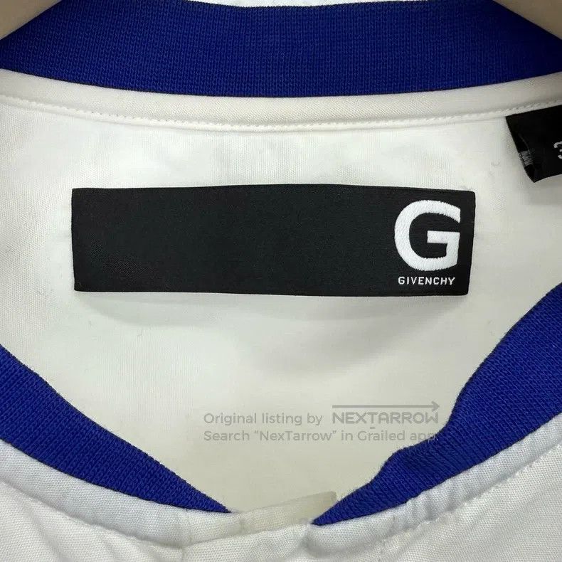 Givenchy Givenchy Size38 White Collar Single-breasted Openwork Shirt Size US M / EU 48-50 / 2 - 3 Thumbnail