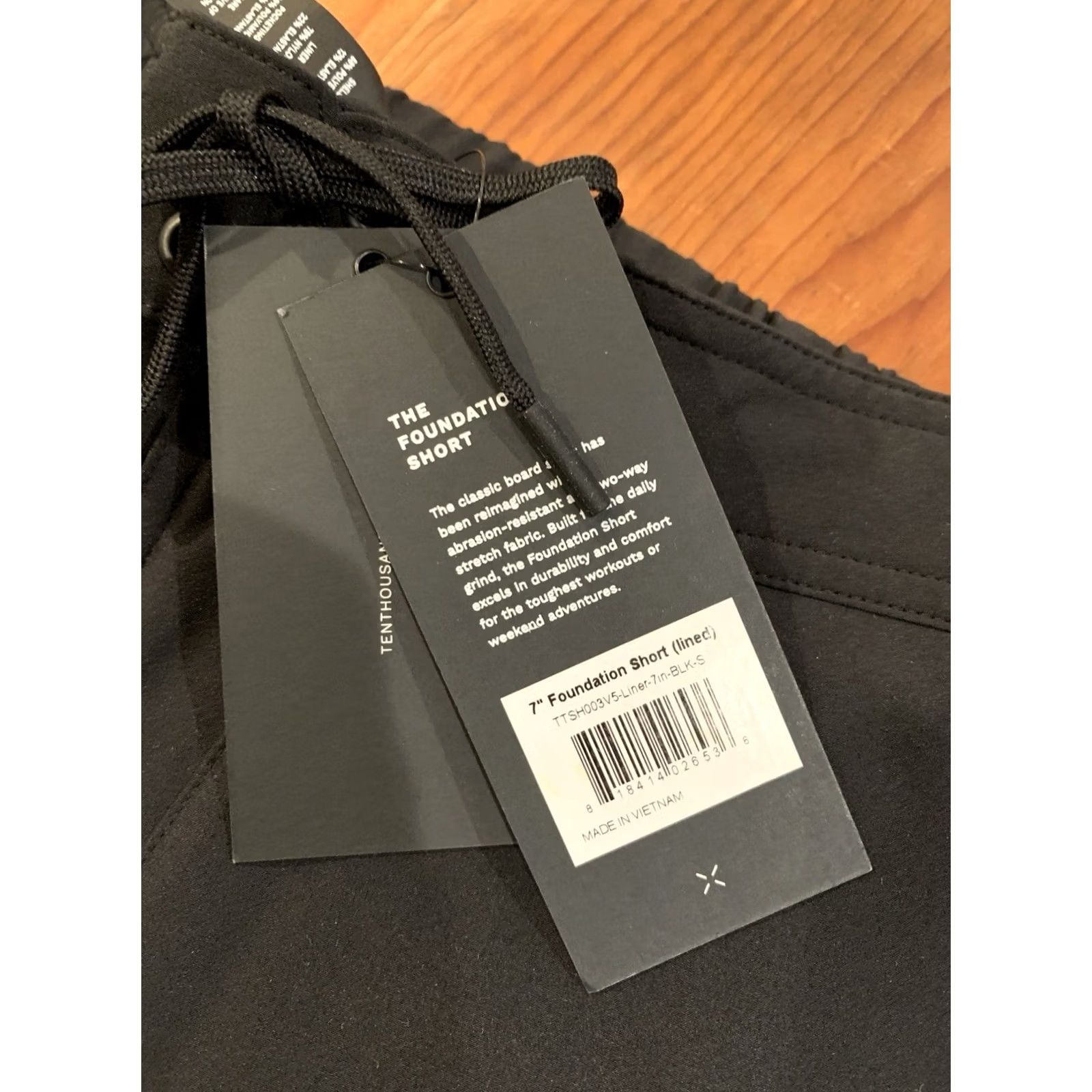 Ten Thousand Foundation Active Shorts Men Small Black 7 In New, Men's (Size 29) — image 2 of 3