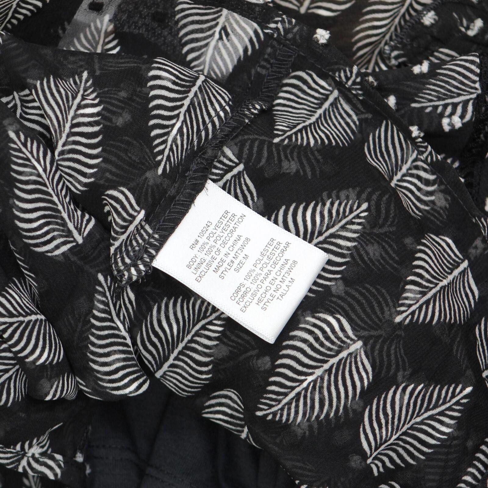 Other NWT B by Bobeau Lined Blouse Shirt Top 1793195 M Black Gray Size M / US 6-8 / IT 42-44 - 5 Thumbnail