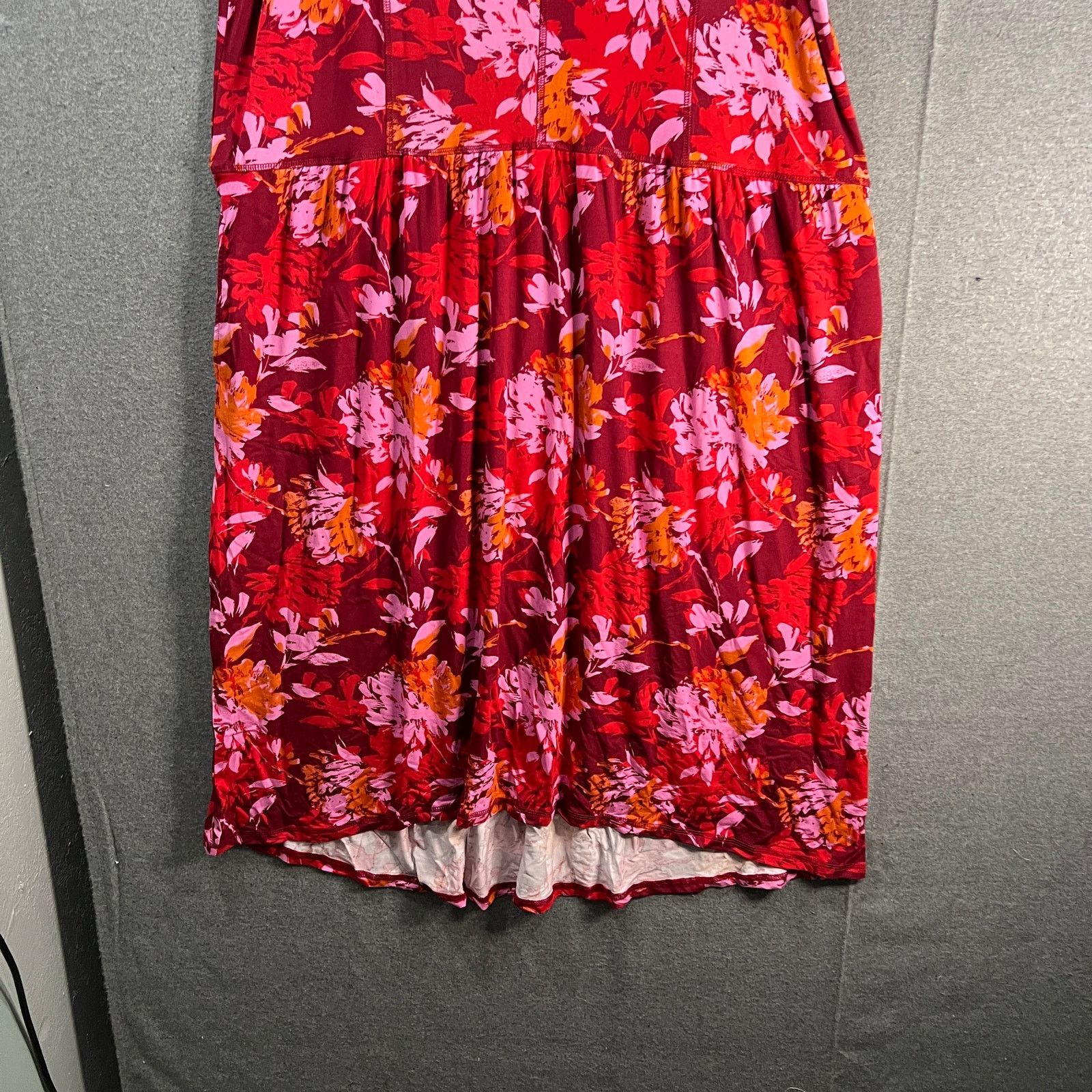 Other LOGO by Lori Goldstein Pink Dress Size Large Regular Rayon Size L / US 10 / IT 46 - 4 Thumbnail