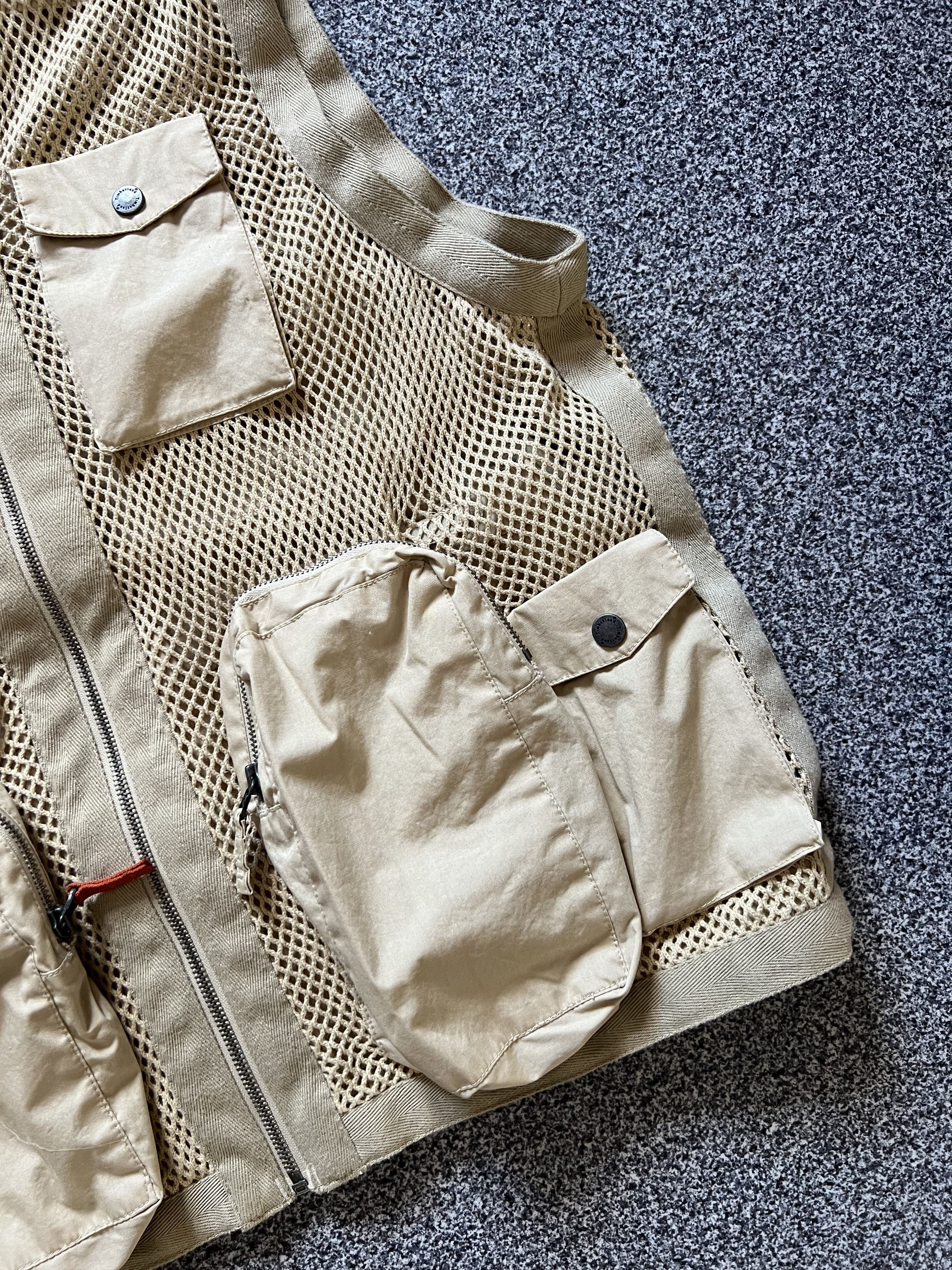 Timberland × Vintage Spring 2000 Military Army Tactical Utility Velcro Vest Size US XL / EU 56 / 4 - 5 Thumbnail