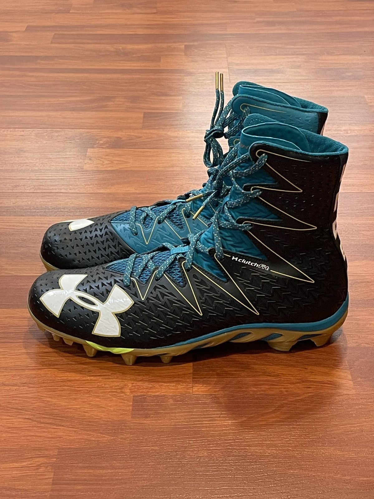 Under Armour Under Armour Spine Highlight ‘Black Teal’ (size mens 13) Size US 13 / EU 46 - 2 Thumbnail