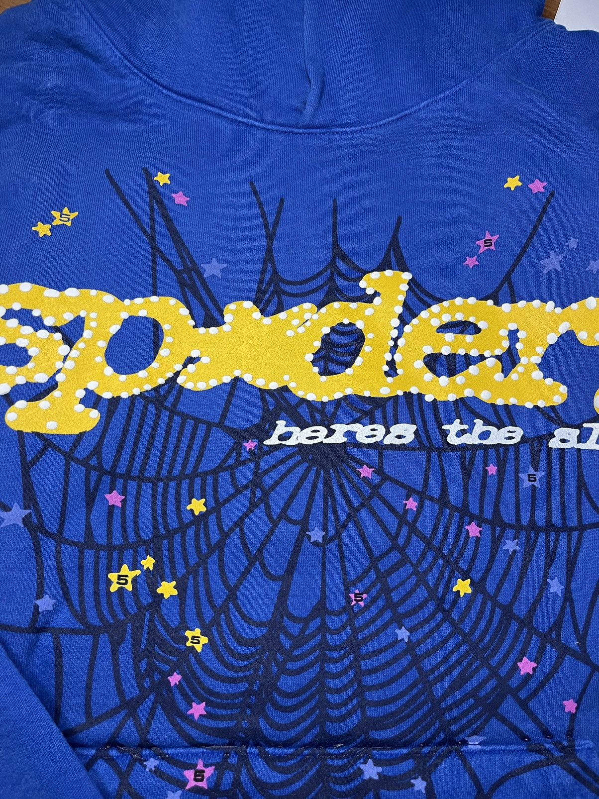 Spider Worldwide × Young Thug Sp5der Beluga L/S Tee Blue
