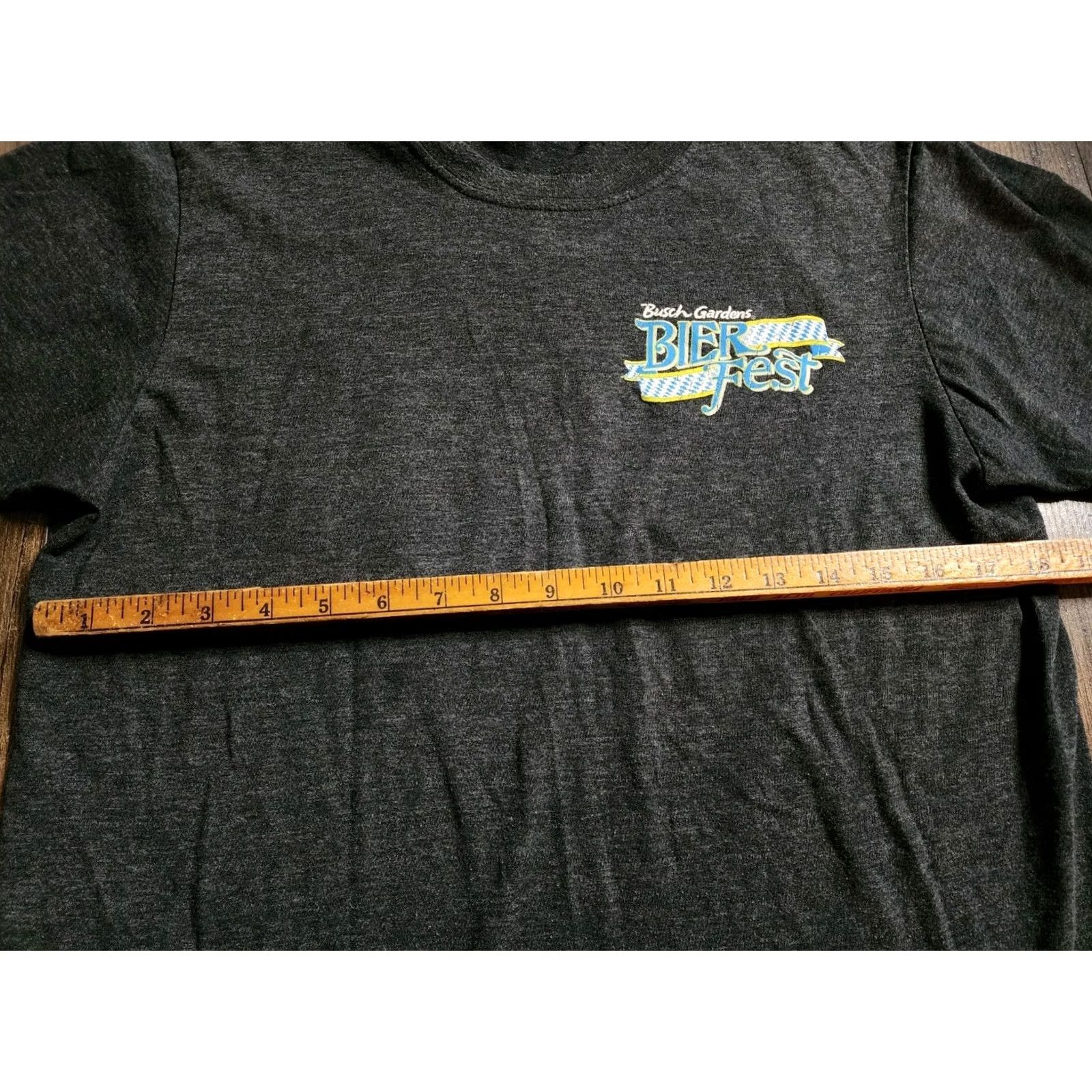 Doublet VINTAGE New Agenda T-Shirt Mens M Gray 90s Beer Classic Retro Busch Gardens Firkin Thirsty Double Sided Size US M / EU 48-50 / 2 - 3 Thumbnail