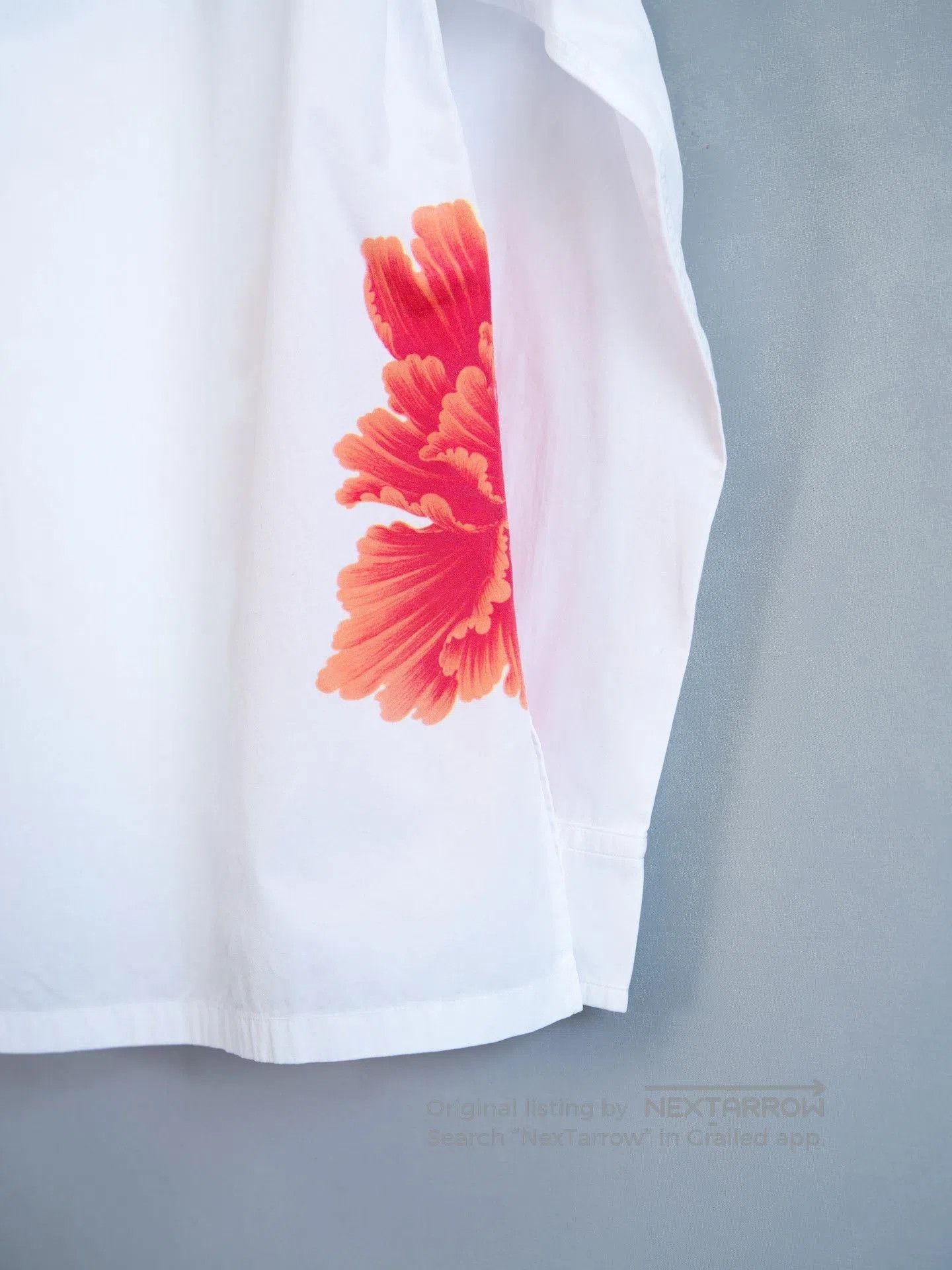Yohji Yamamoto Yohji Yamamoto 05AW Yuzen Peony Shirt. Size US XL / EU 56 / 4 - 6 Thumbnail