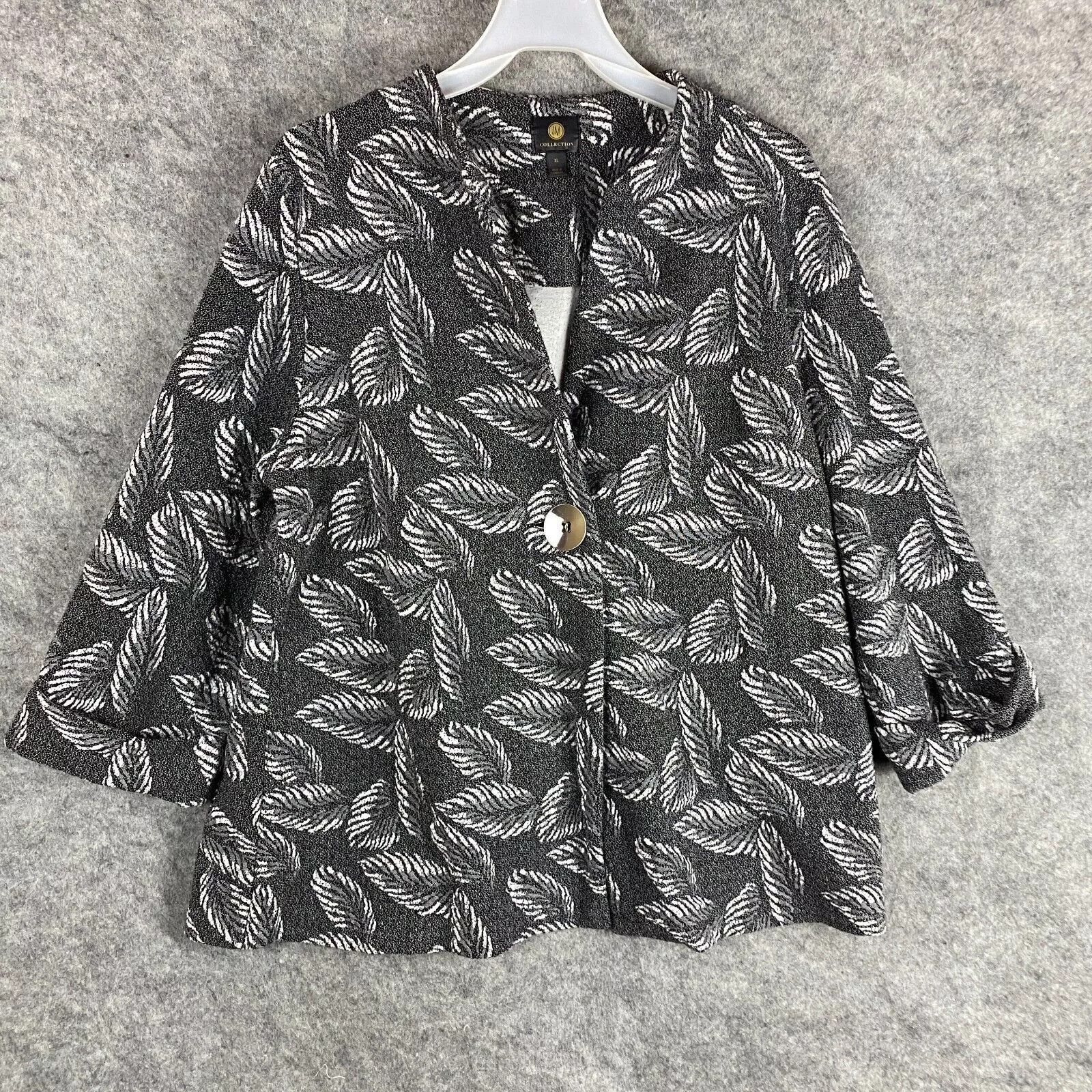 JM Collection JM Collection Short Sleeve Fleece Top XL Women's Hawaiian Size XL / US 12-14 / IT 48-50 - 1 Thumbnail