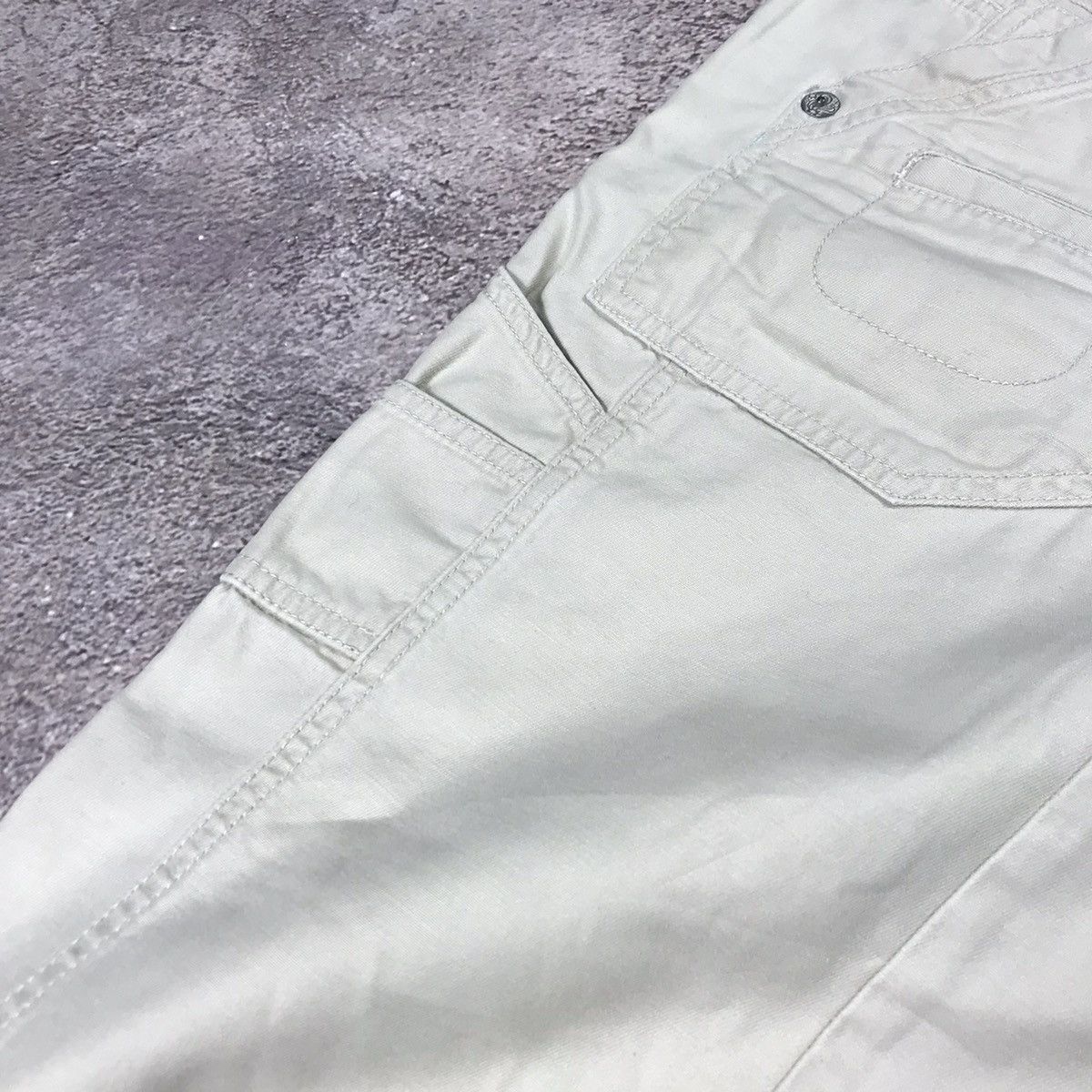 Vintage Vintage 90s Baggy Cargo Pants Flared Parachute Streetwear 30 Size 30" / US 8 / IT 44 - 4 Thumbnail