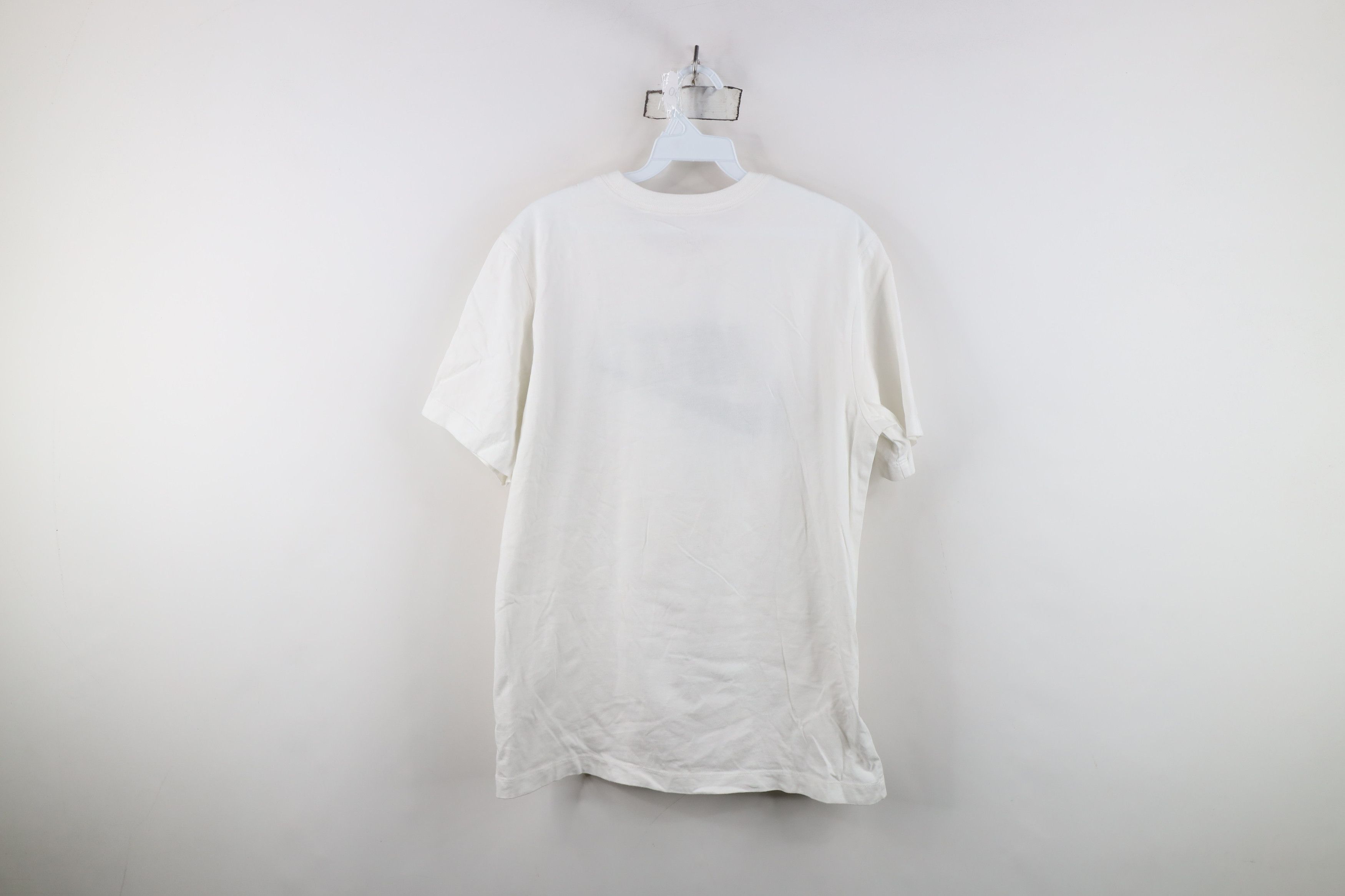 Nike Y2K Nike Scott Big Swoosh Sketch Short Sleeve T-Shirt White Size US M / EU 48-50 / 2 - 10 Thumbnail