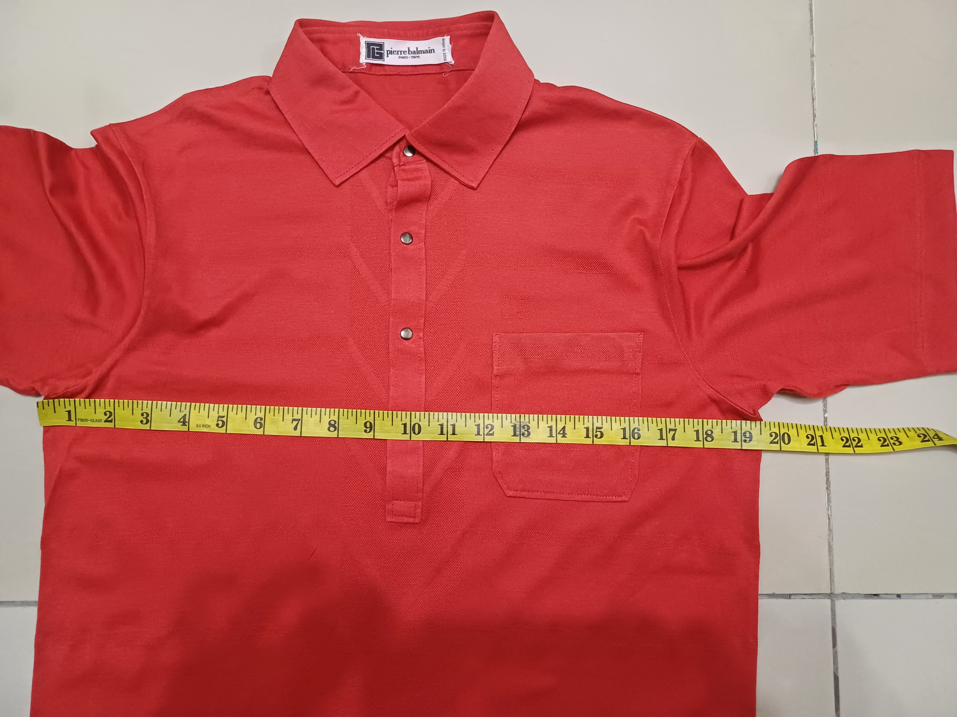 Designer × Pierre Balmain Vintage 80s/90s BALMAIN PARIS Shirt Polo. snap button 🔥🔥🔥 Size US M / EU 48-50 / 2 - 3 Thumbnail