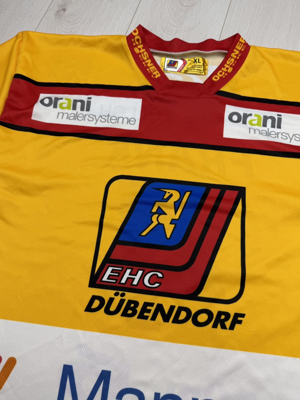 NHL OCHSNER Ehc Dubendorf #4 FRANK Swiss Hockey Jersey Size XL Size US XL / EU 56 / 4 - 4 Thumbnail