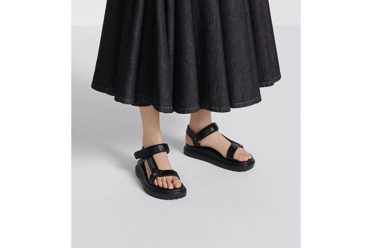 Dior o1bcso1str0226 D-Wave Sandal in Black Size US 6 / IT 36 - 6 Thumbnail