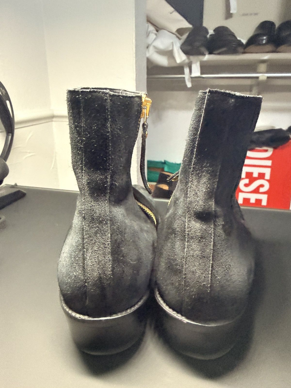 Other Human Recreational Services Ankle Boot — Black Suede/Snake Size US 10 / EU 43 - 2 Thumbnail
