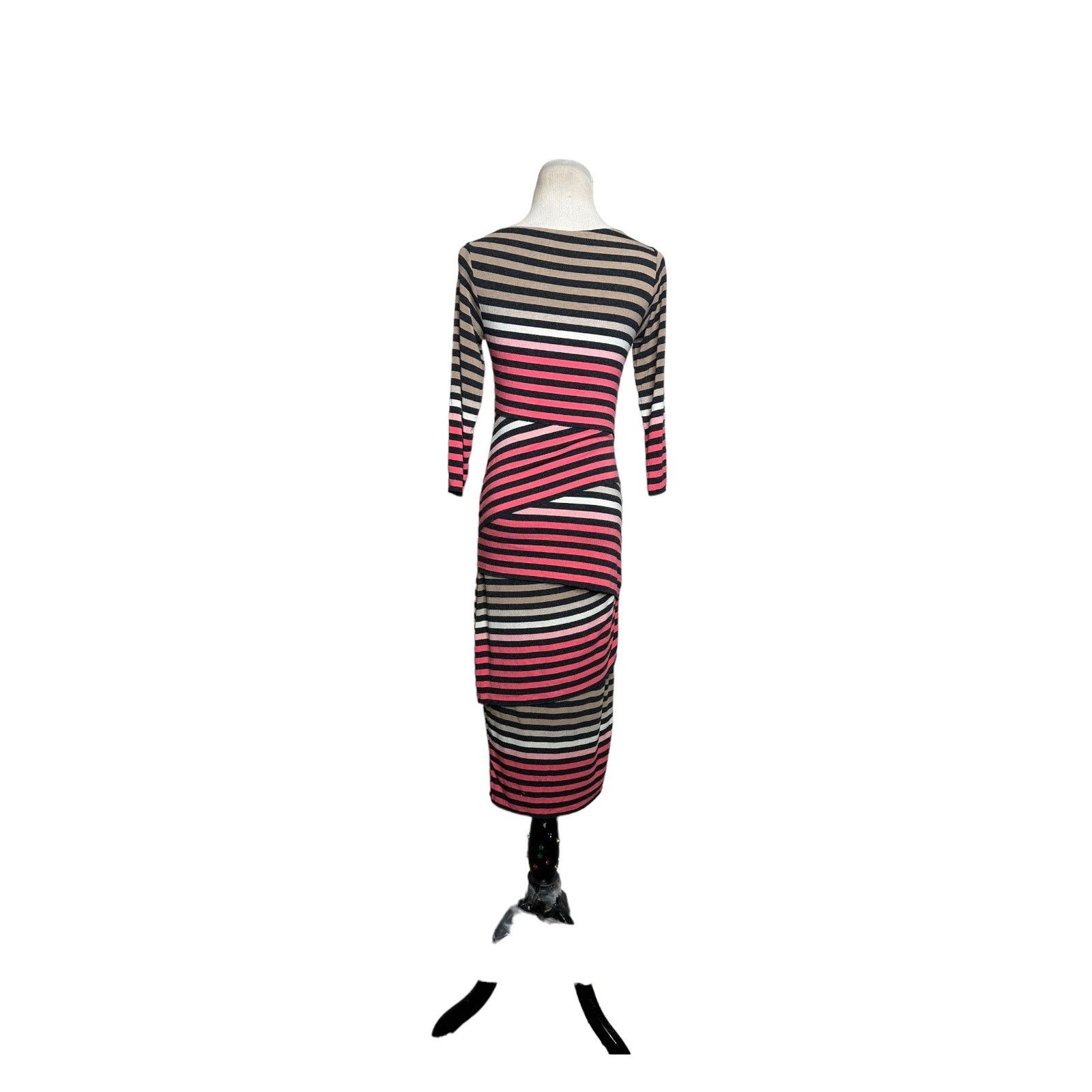Bailey 44 Bailey/44 Striped Knit Column Midi Dress Size S Size S / US 4 / IT 40 - 12 Thumbnail