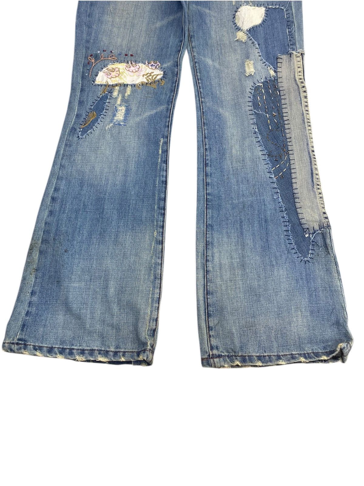 Japanese Brand Japanese Brand Patchwork Style Bootcut Jeans Size US 28 / EU 44 - 9 Thumbnail
