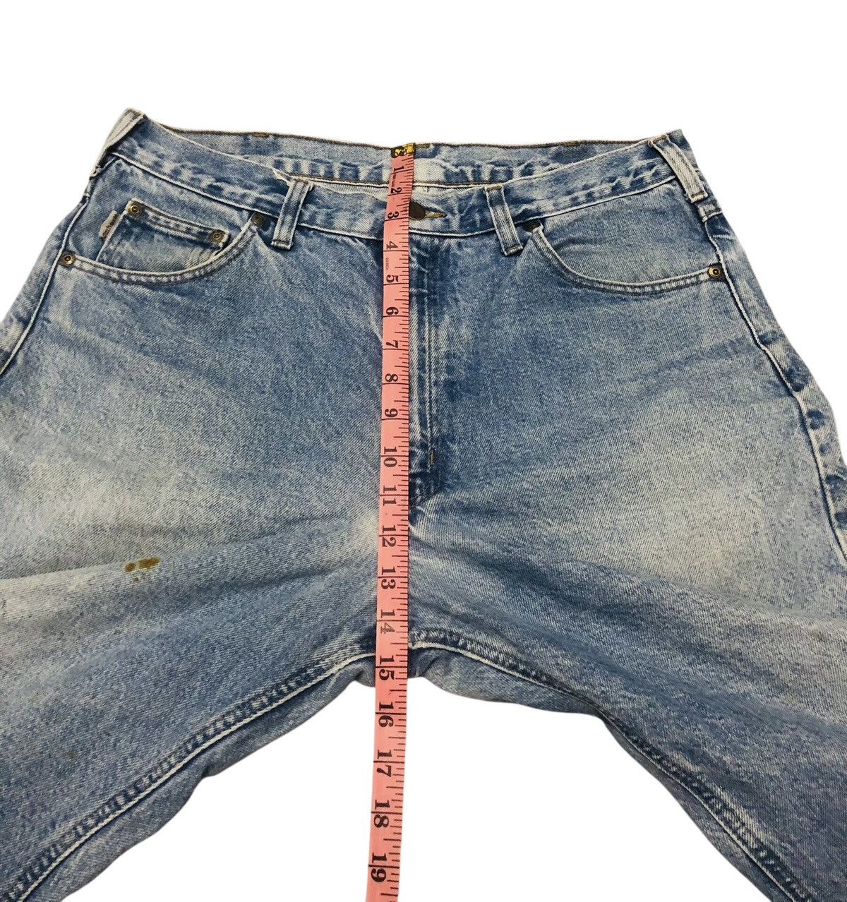 Carhartt × Vintage Vintage distressed carhatt baggy jeans Size US 34 / EU 50 - 13 Thumbnail