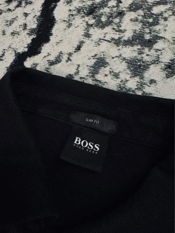 Hugo Boss Hugo Boss longsleeve polo shirt black L logo Size US L / EU 52-54 / 3 - 5 Thumbnail