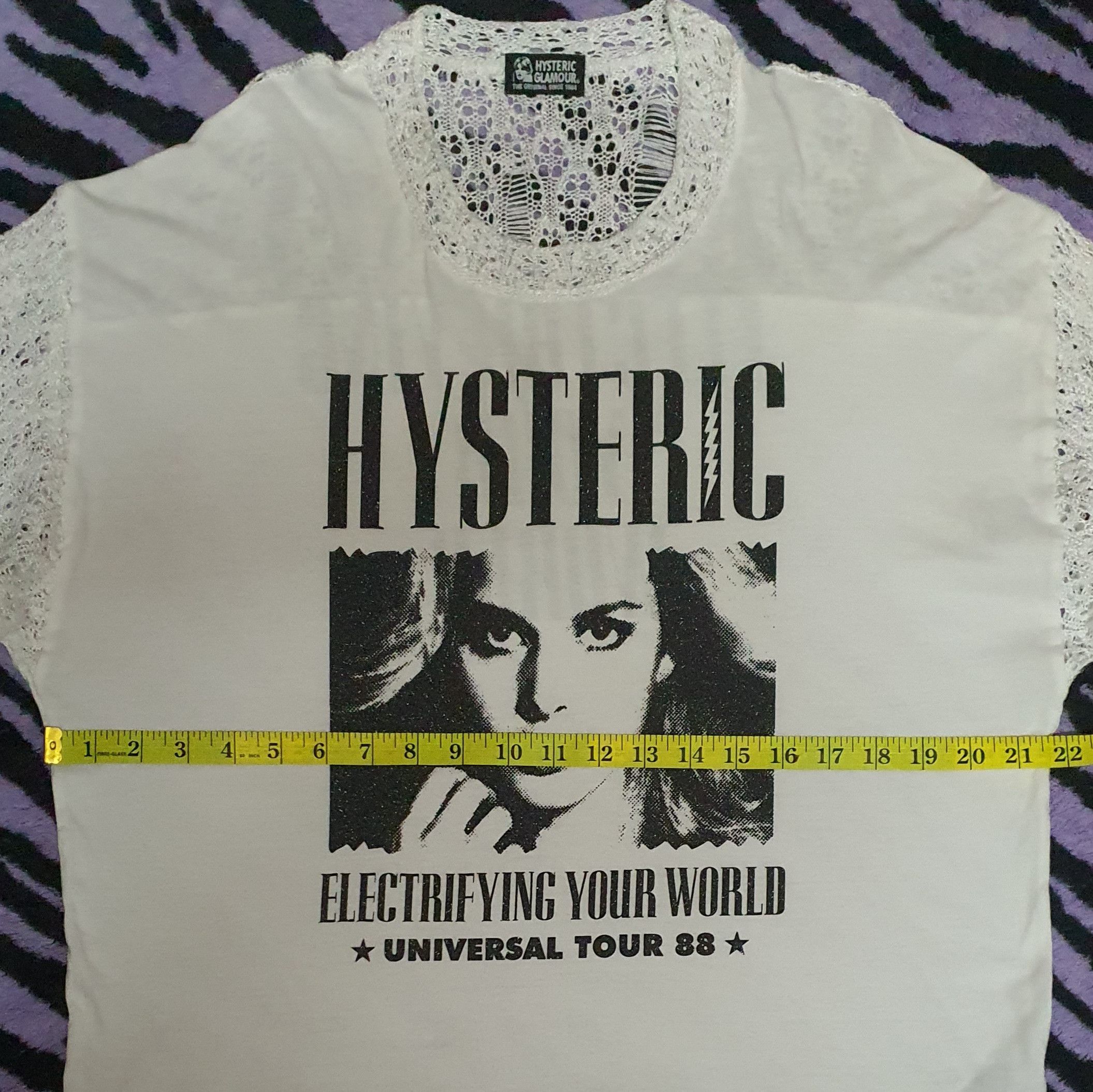 Hysteric Glamour Hysteric Glamour Universal Tour 88 semi-laced tees (L) Size ONE SIZE - 9 Thumbnail