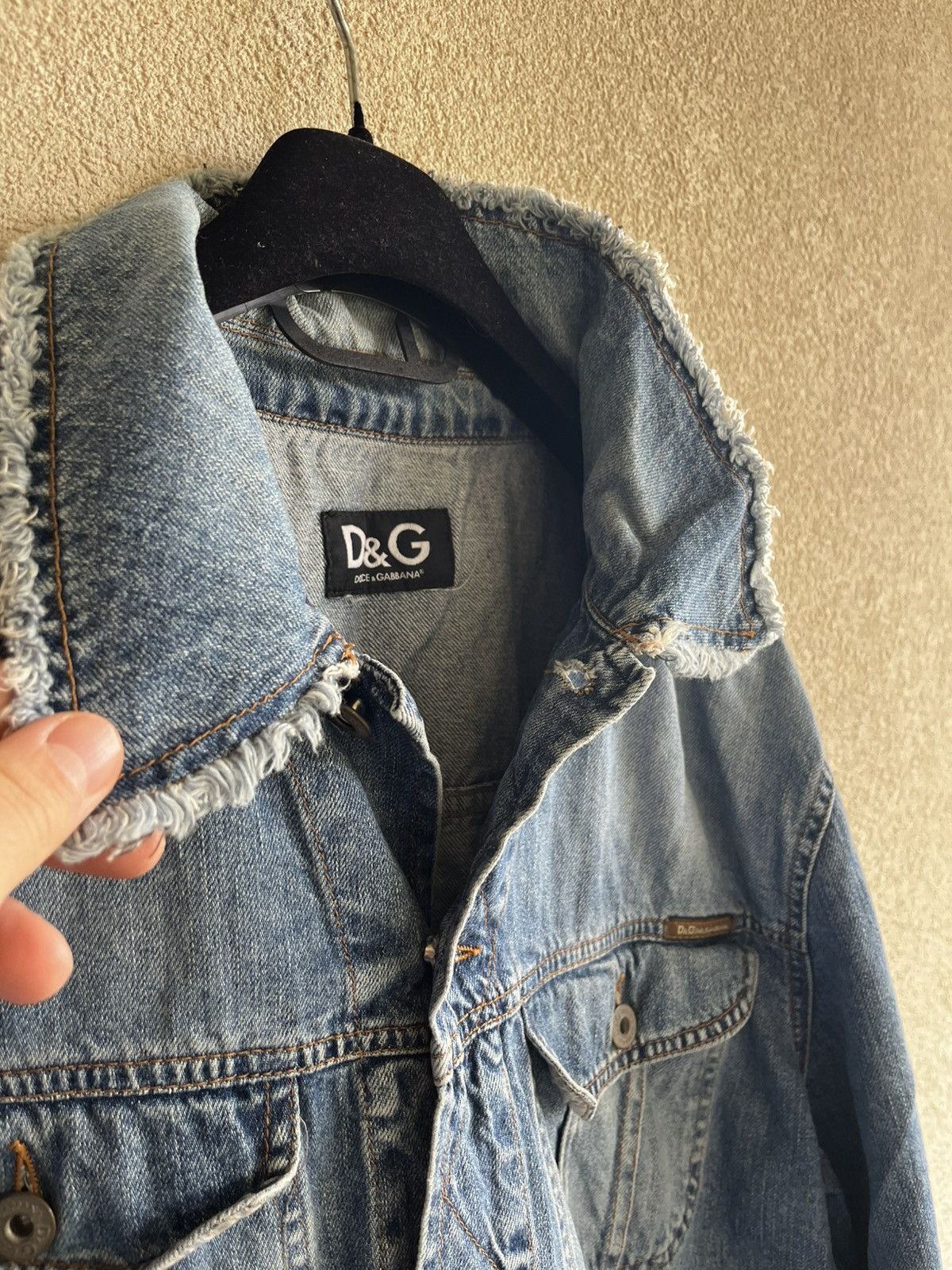 Dolce & Gabbana Dolce&Gabbana Distressed Denim Jacket Size US M / EU 48-50 / 2 - 3 Thumbnail
