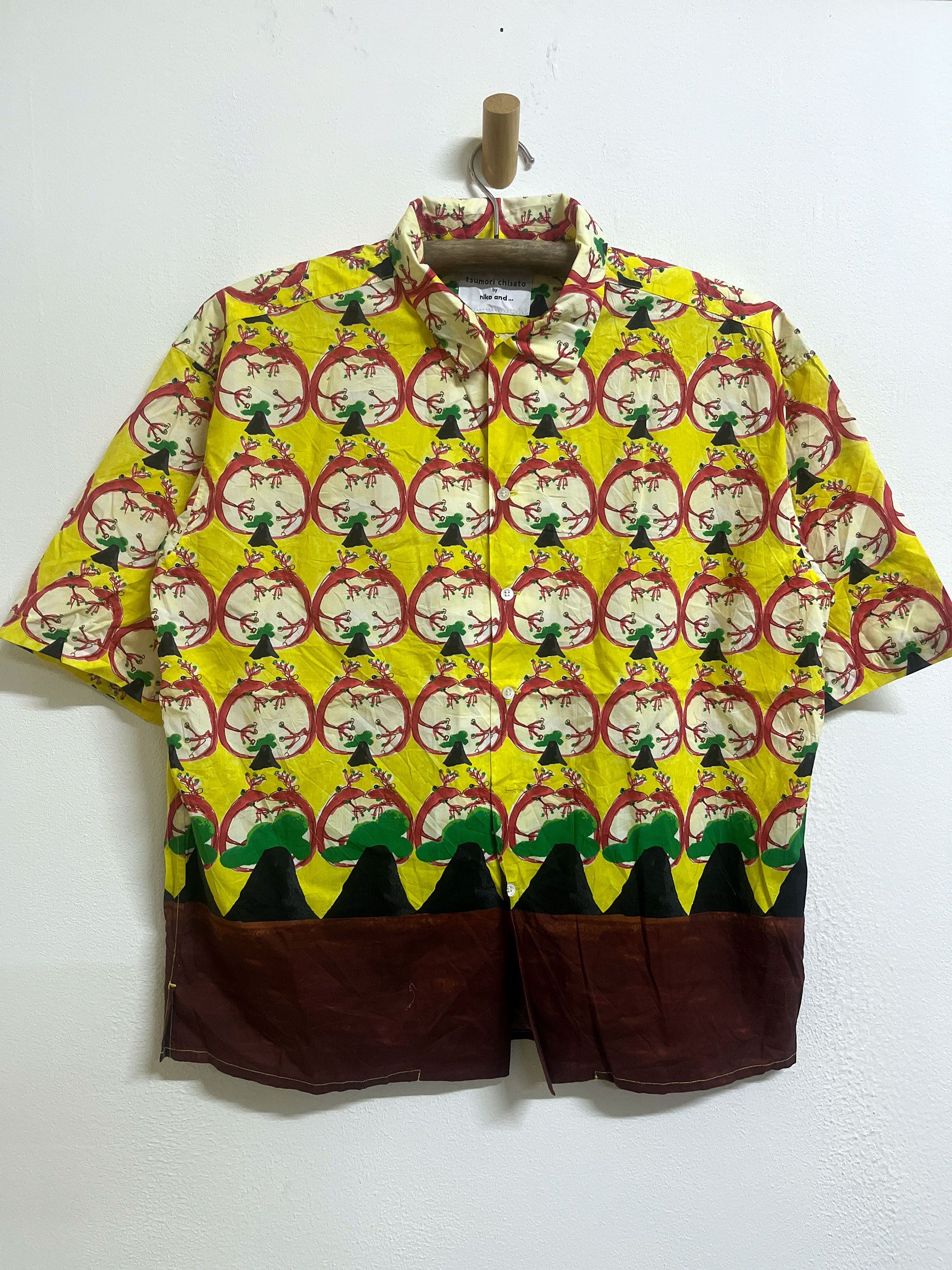 Tsumori Chisato tsumori chisato by niko and Croppped Short Sleeve Hawaii Size US S / EU 44-46 / 1 - 1 Thumbnail