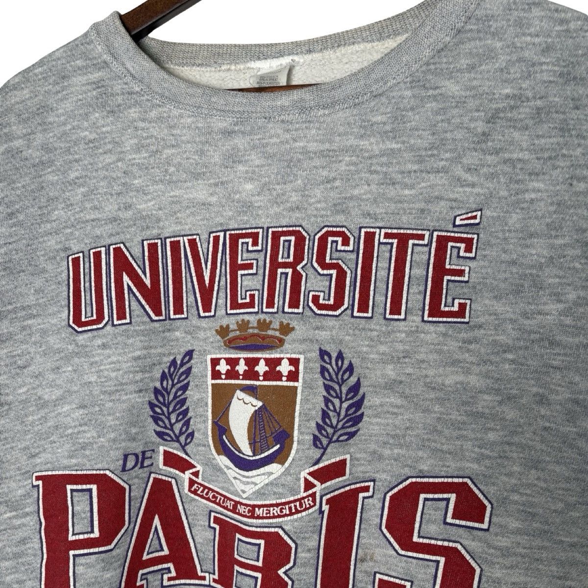 Other Vintage Universite Paris College Sweatshirt University Size US XL / EU 56 / 4 - 4 Thumbnail