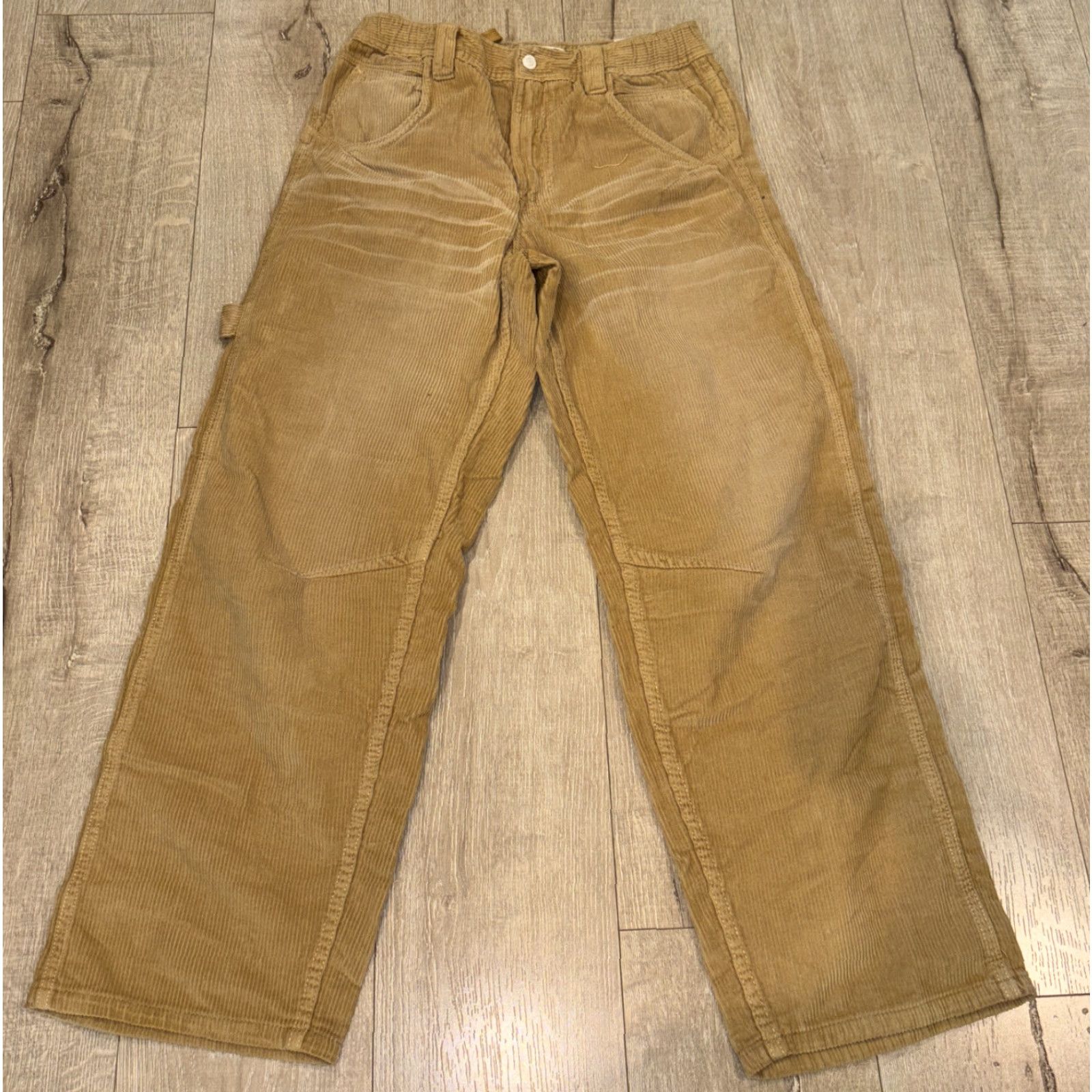 Free People Free People Pants Carpenter Straight leg 27 Tan Modern Vintage 90s Y2K Womens Size 27" / US 4 / IT 40 - 2 Thumbnail