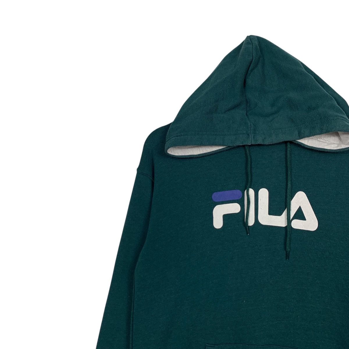 Fila FILA Big Logo Pullover Green Hoodie Sweatshirt #1771-C78 Size US S / EU 44-46 / 1 - 6 Thumbnail