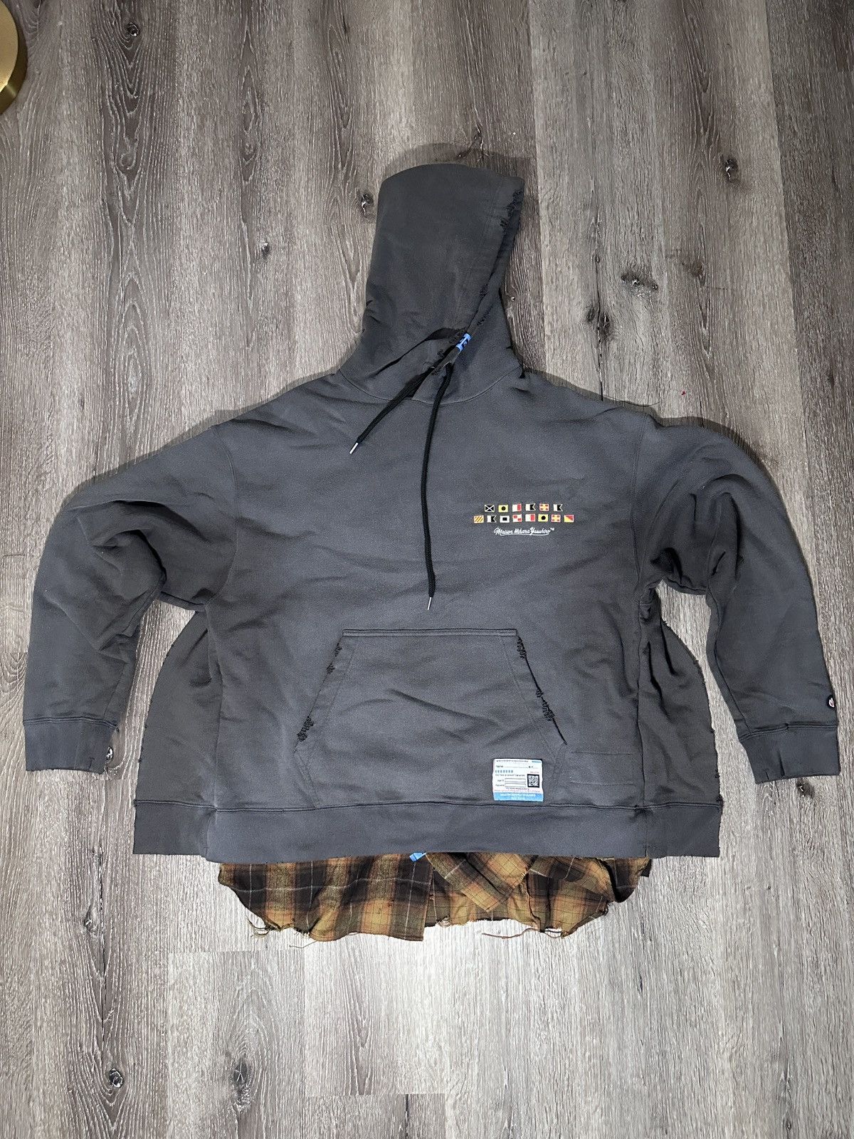 Maison MIHARA YASUHIRO Triple Layered Hoodie Size US M / EU 48-50 / 2 - 1 Thumbnail