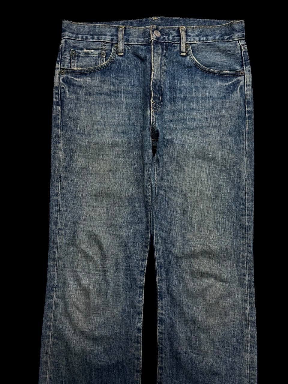 Uniqlo FLARE 90s Uniqlo Mudwash Sick Distressed Bootcut Denim Jeans Size US 31 - 3 Thumbnail
