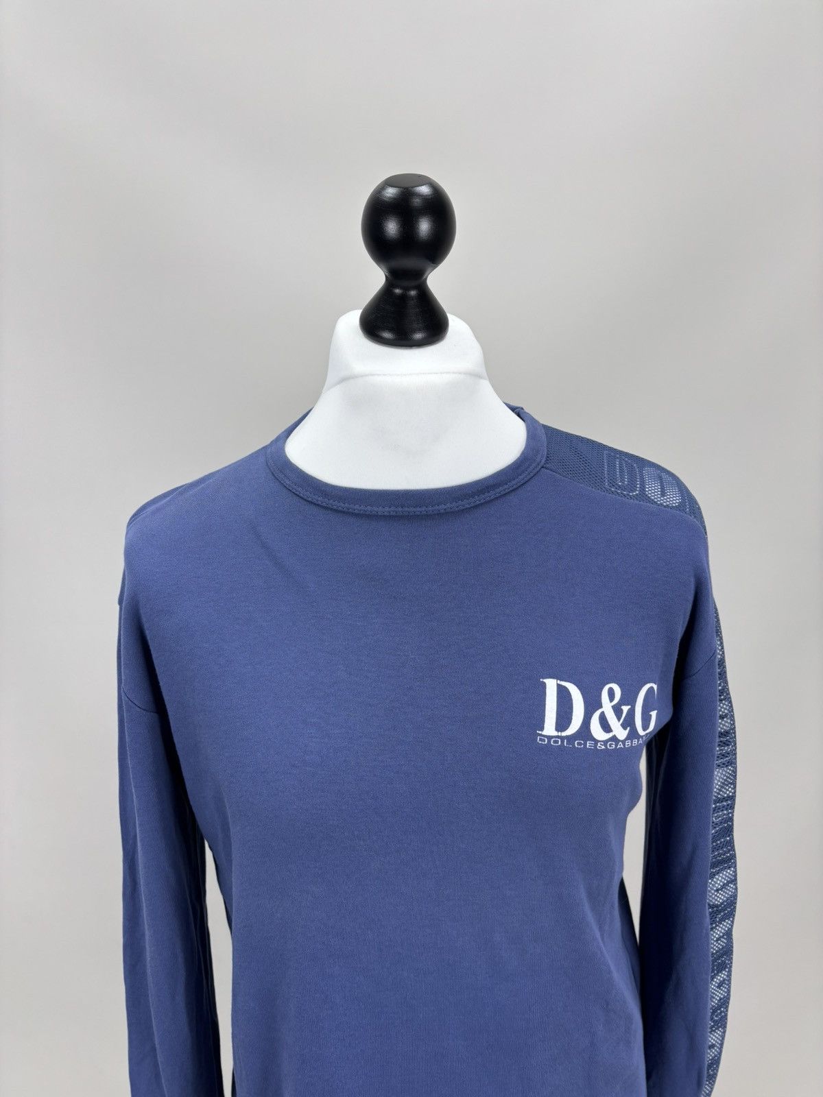 Dolce & Gabbana Mens long sleeve Y2k Dolce Gabbana Size S/M Color Blue Size US S / EU 44-46 / 1 - 2 Thumbnail