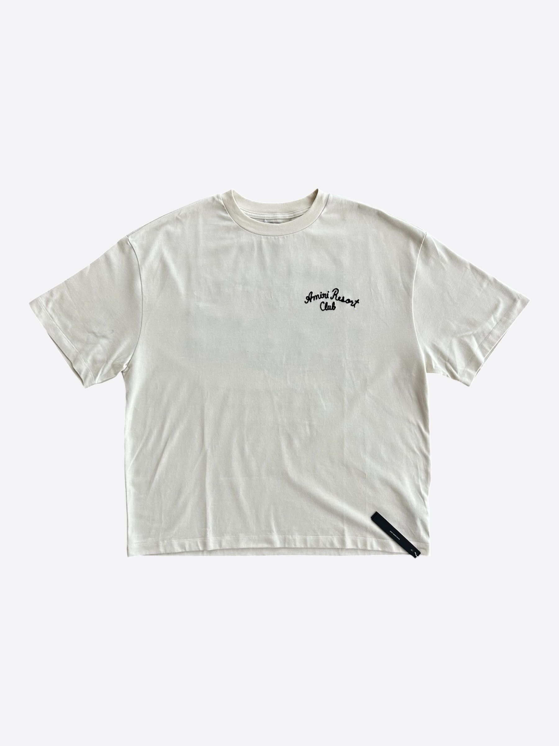Amiri Amiri Beige & Black Resort Club Graphic T-Shirt Size US M / EU 48-50 / 2 - 1 Thumbnail