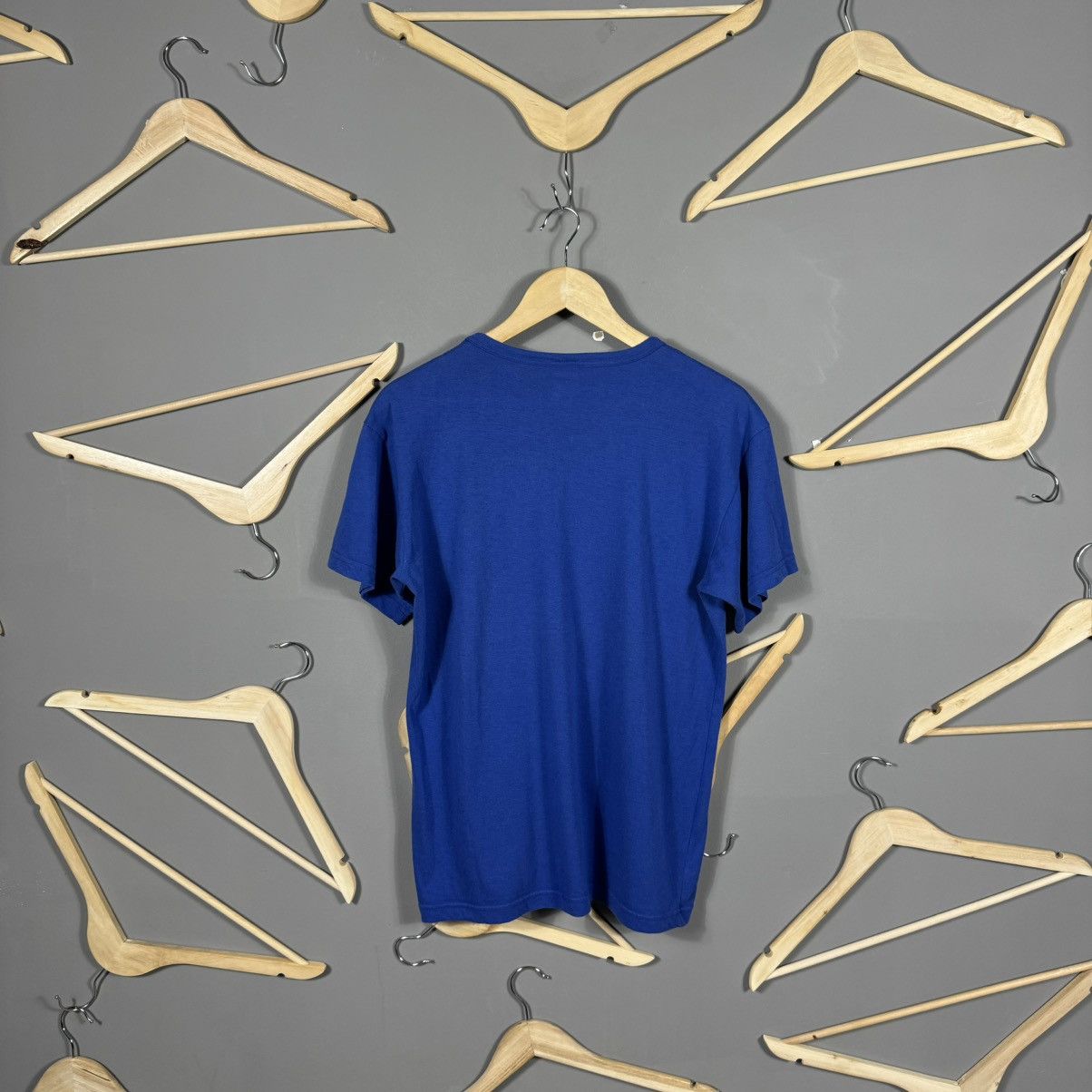 Adidas × Vintage Vintage 80s Adidas Blue T-shirt Size US M / EU 48-50 / 2 - 7 Thumbnail