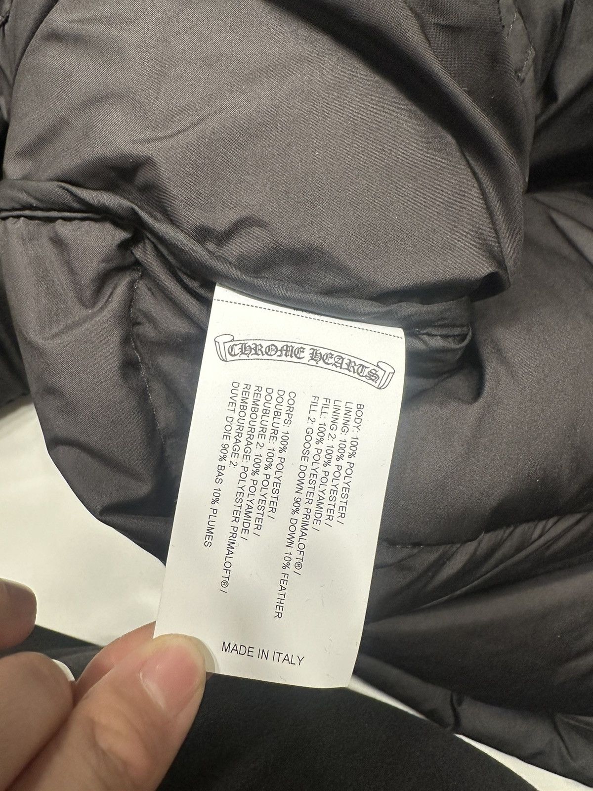 Chrome Hearts 🔥Chrome Hearts Black Pattern Stiff V2 Puffer Down Jacket🔥 Size US S / EU 44-46 / 1 - 13 Thumbnail