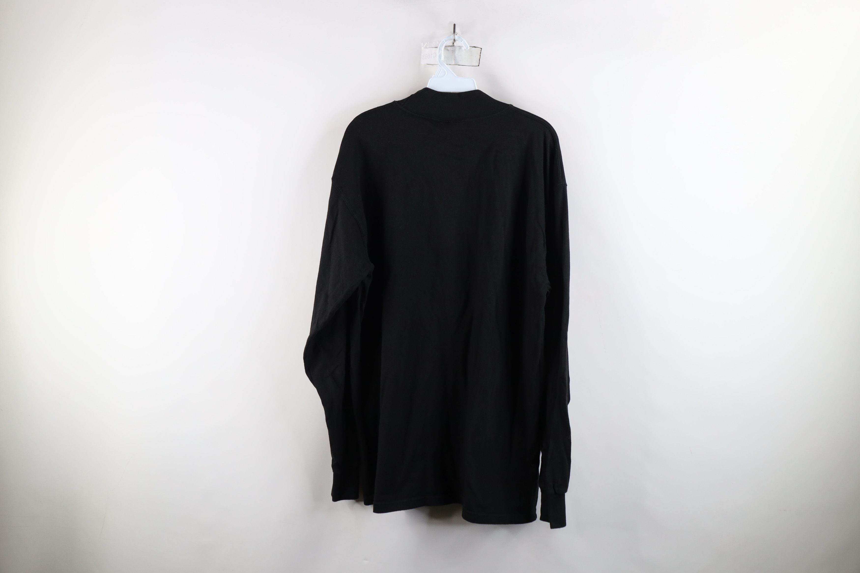 Russell Athletic × Vintage Vintage 90s Russell Athletic Mock Neck Long Sleeve T-Shirt Size US L / EU 52-54 / 3 - 11 Thumbnail