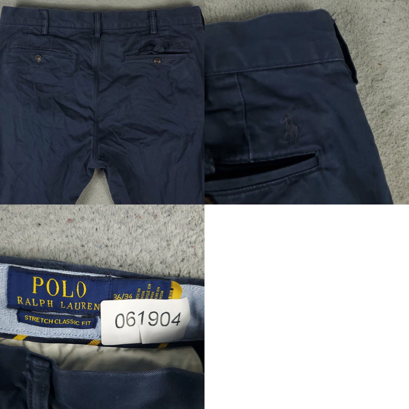 Ralph Lauren Ralph Lauren Pants Mens 36x31 Chino Flat Front Blue Cotton Regular Inseam 31 Solid Mens Size US 36 / EU 52 - 8 Thumbnail