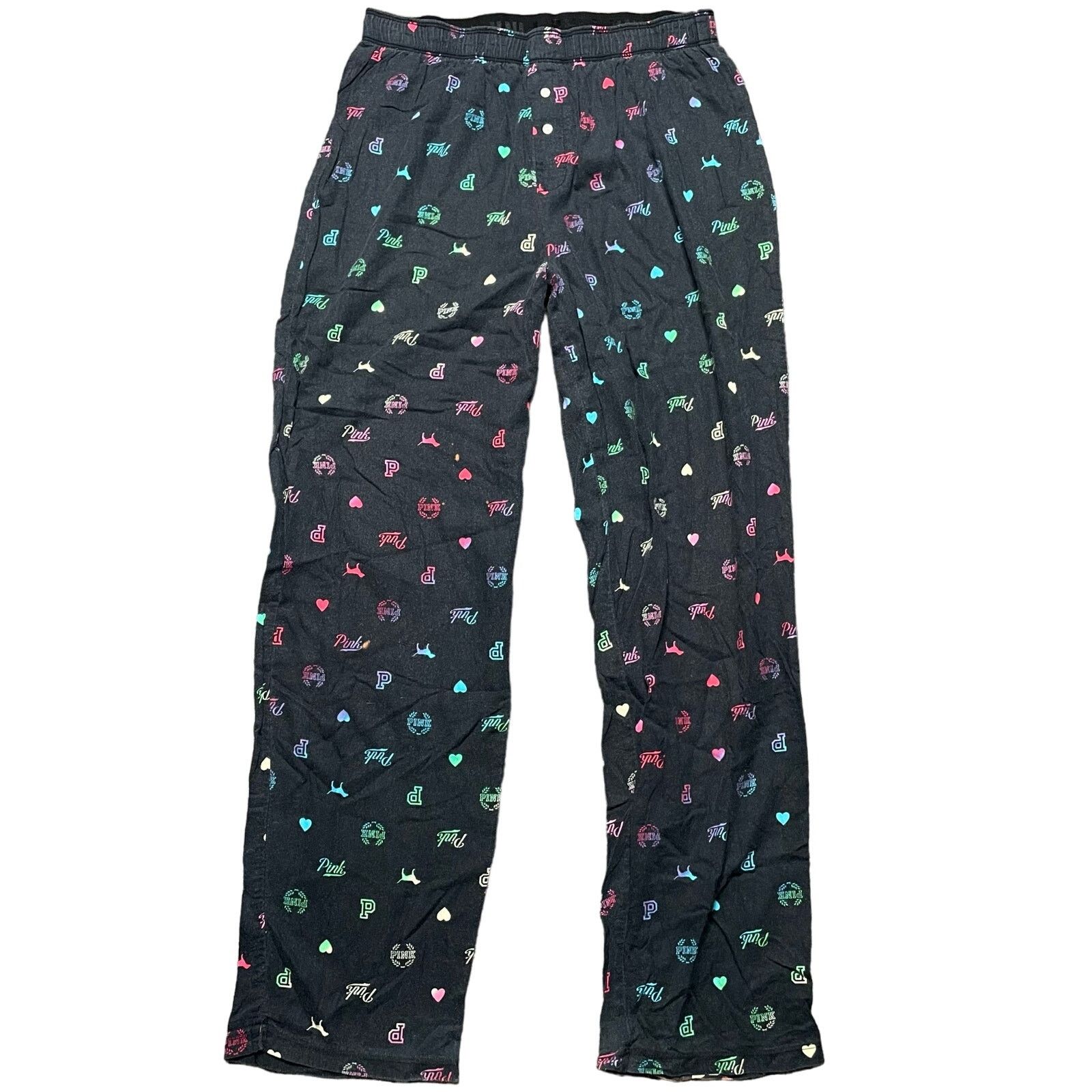 Victoria's Secret VS PINK Pajama Pants Size 28" / US 6 / IT 42 - 1 Thumbnail