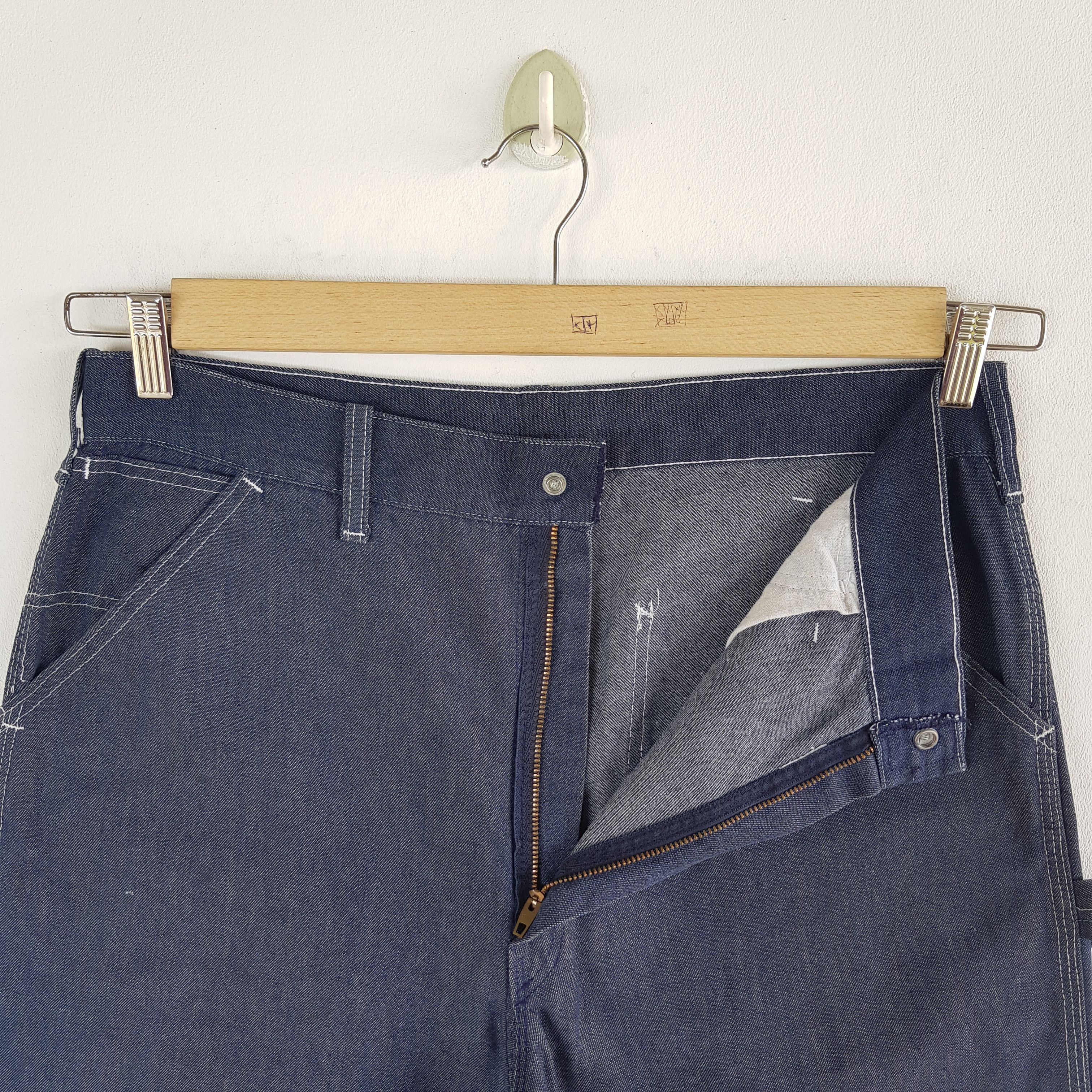 Sears 70s Sears Workers Baggy Carpenter Jeans Sears Denim Jorts Size US 32 / EU 48 - 5 Thumbnail