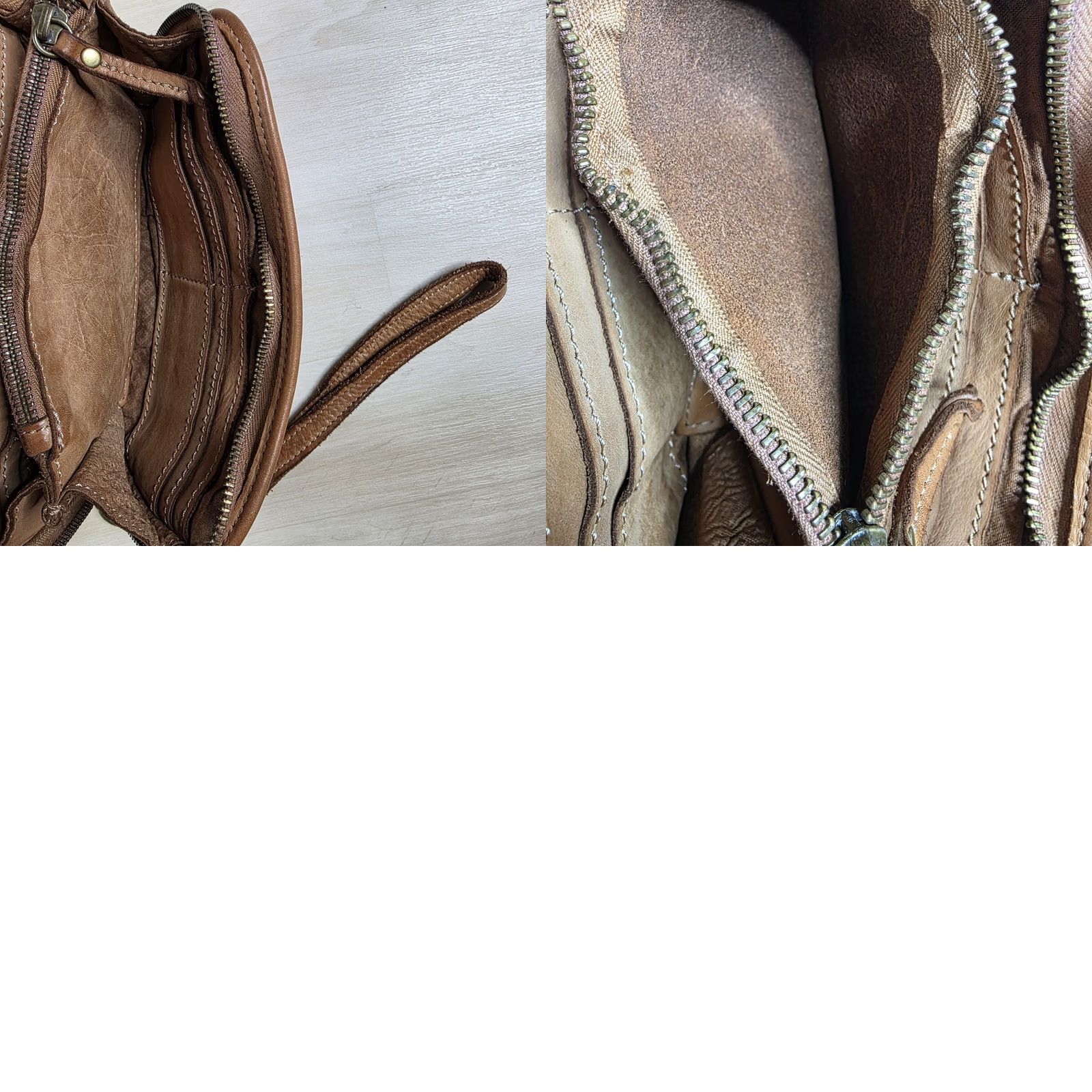 Vera Pelle Vera Pelle Bols Nova Italian Leather Zip Around Clutch Wallet Billfold Studded Women Brown Leather Zip-Around Wallet Studded Nova Bols Vera Pelle Size ONE SIZE - 8 Thumbnail