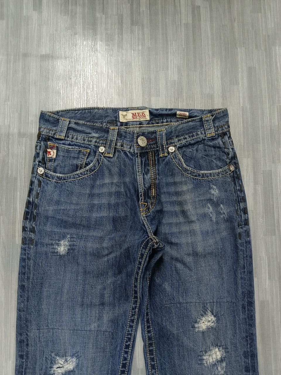 Japanese Brand FLARE SICK PACTHWORK MEK DENIM Size US 32 / EU 48 - 4 Thumbnail