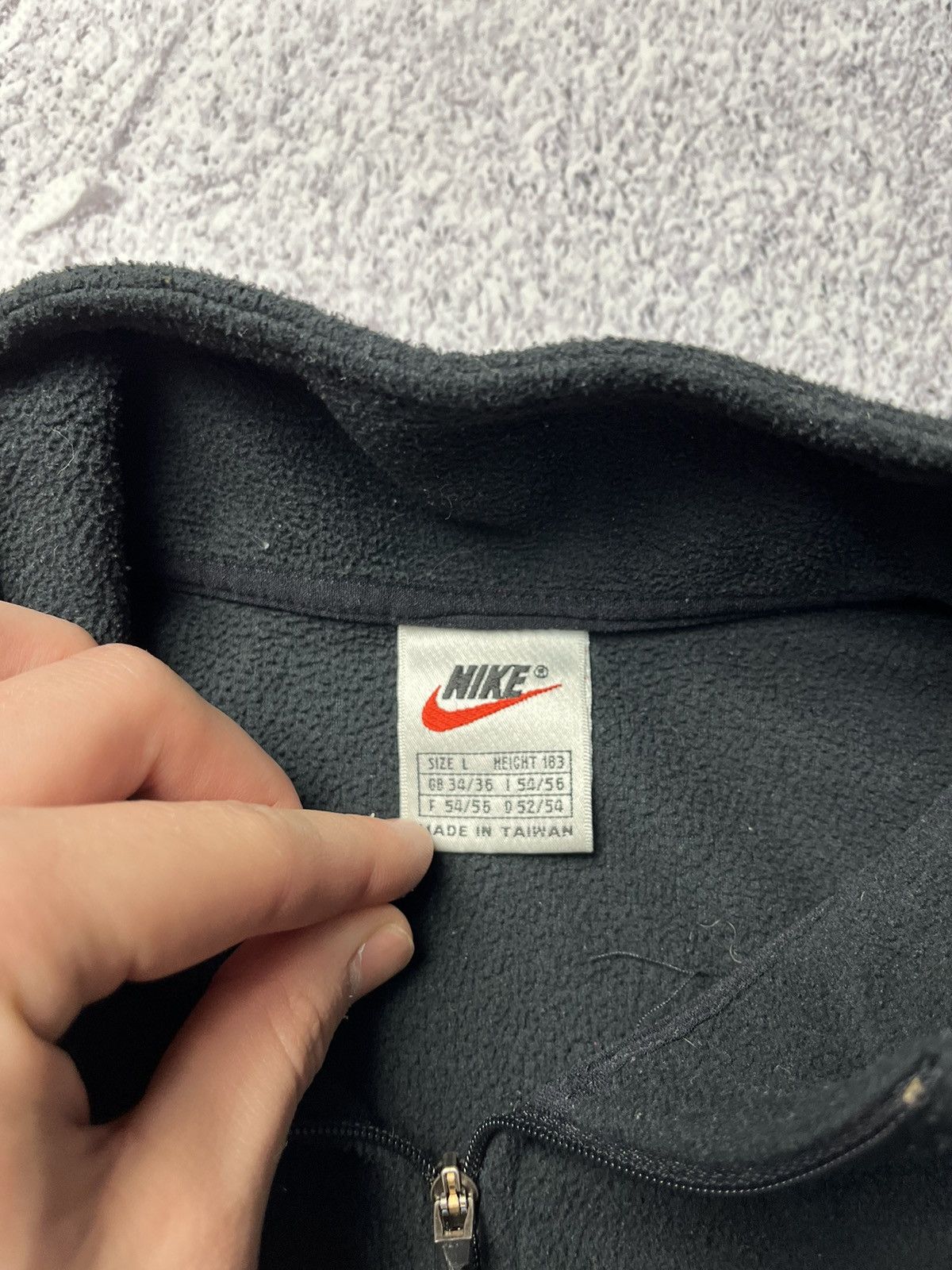 Nike Vintage Nike Fleece Sweater 90s Sweatshirt Basic Swoosh Size US L / EU 52-54 / 3 - 10 Thumbnail