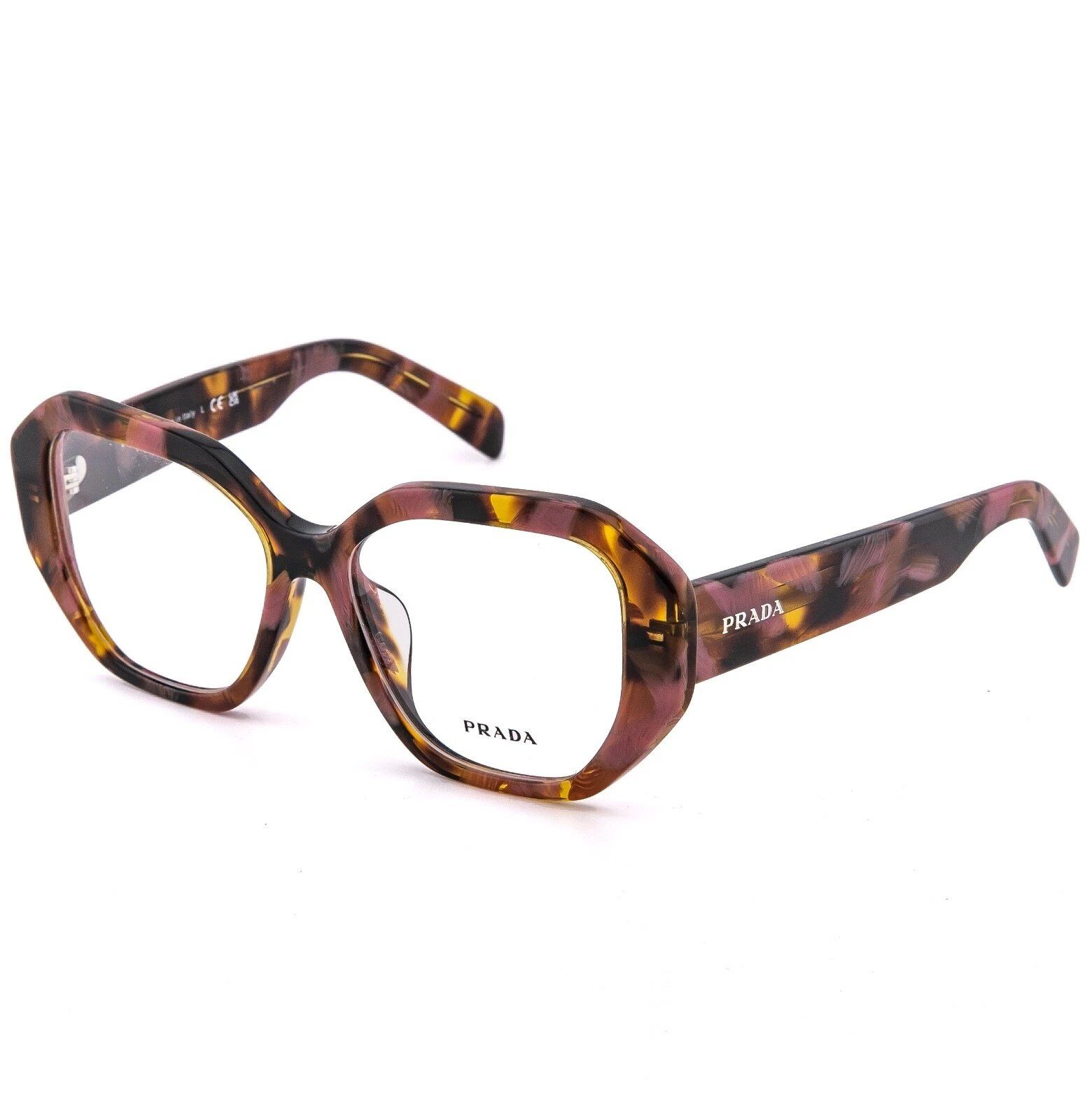 Prada PRADA SYMBOLE PRA07V Pink Havana Bold Eyeglass A07V A07 Size ONE SIZE - 4 Thumbnail