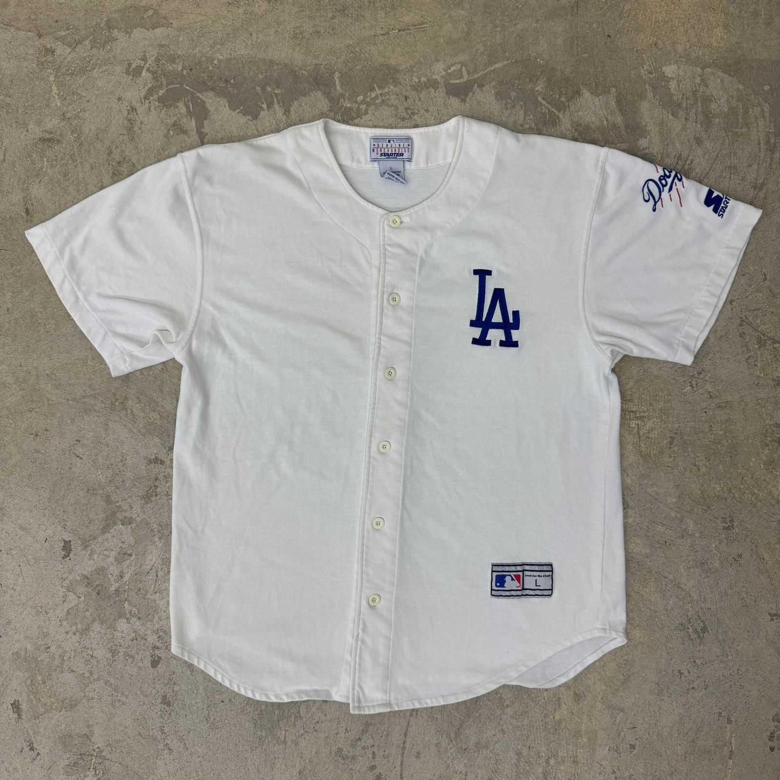 MLB Vintage Starter LA Dodgers Jersey Sz L Size US L / EU 52-54 / 3 - 1 Thumbnail
