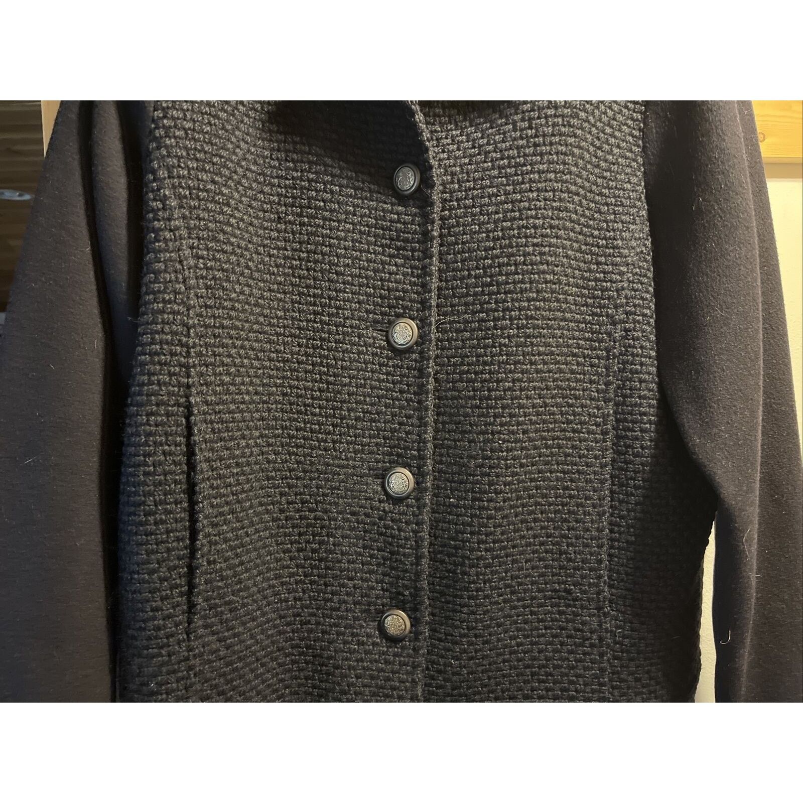 Pendleton Pendleton 100% V1rgin Wool Coat Vintage Women’s 6 Navy Coat Size M / US 6-8 / IT 42-44 - 7 Thumbnail