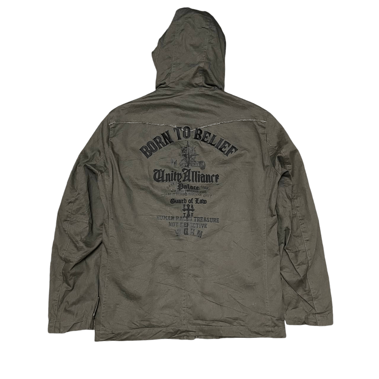 Japanese Brand Vintage Gloria Cross Logo Hooded Jacket Size US M / EU 48-50 / 2 - 1 Thumbnail