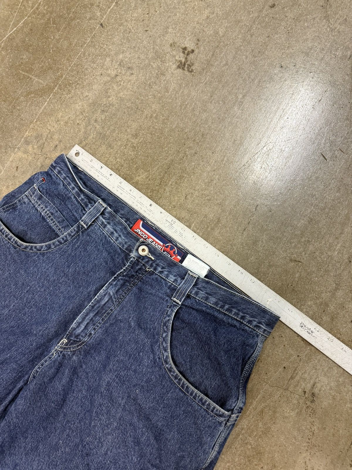 JNCO Vintage 2000s Jnco Flaming Spades Size US 38 / EU 54 - 6 Thumbnail