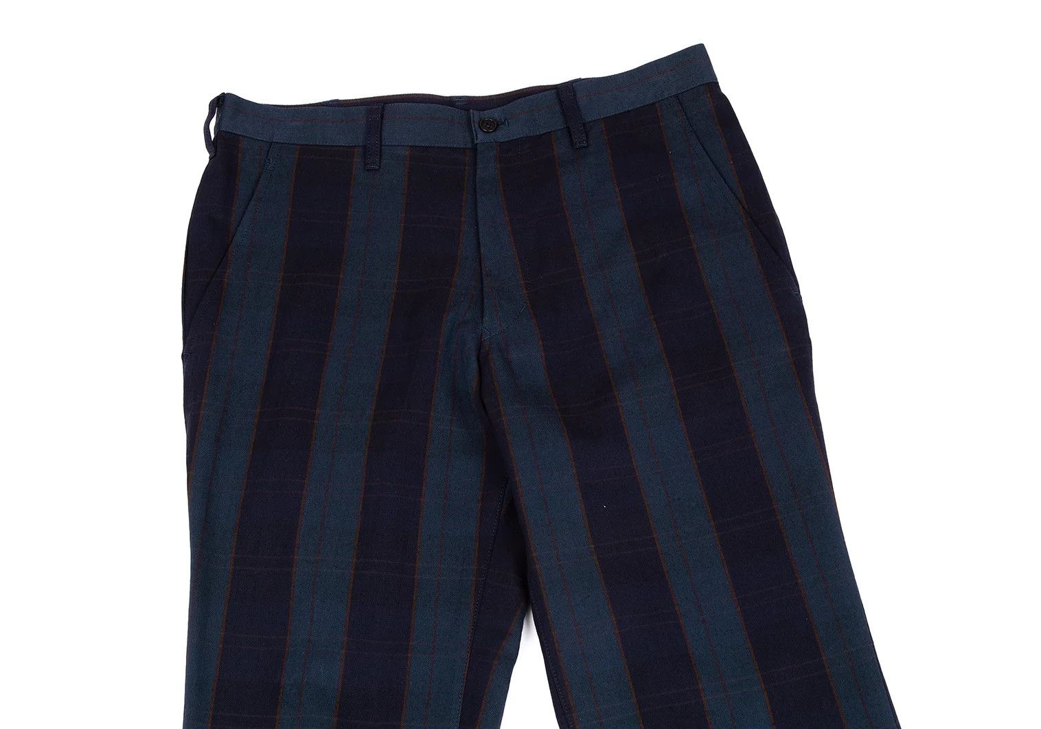 Yohji Yamamoto Yohji Yamamoto Cotton Wool Check Double Pants Size US 36 / EU 52 - 2 Thumbnail