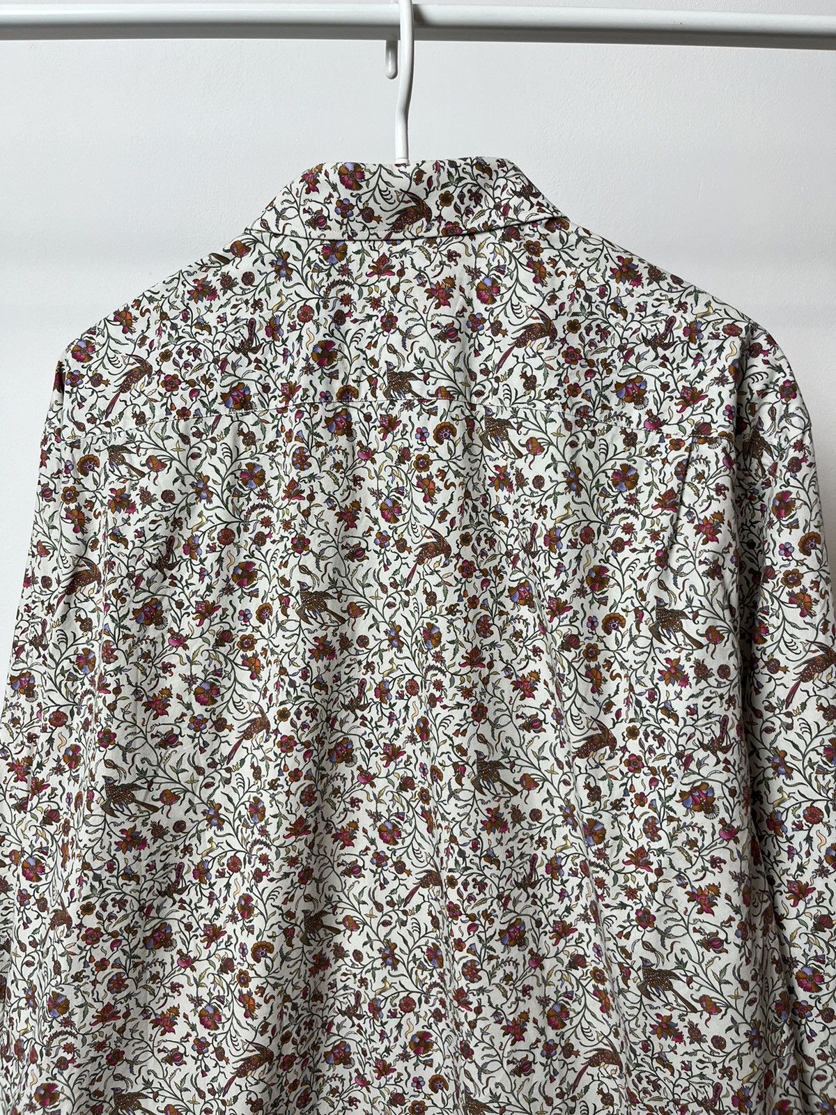 New & Lingwood New Lingwood Cotton Overprint Shirt Button Up Size US XL / EU 56 / 4 - 10 Thumbnail