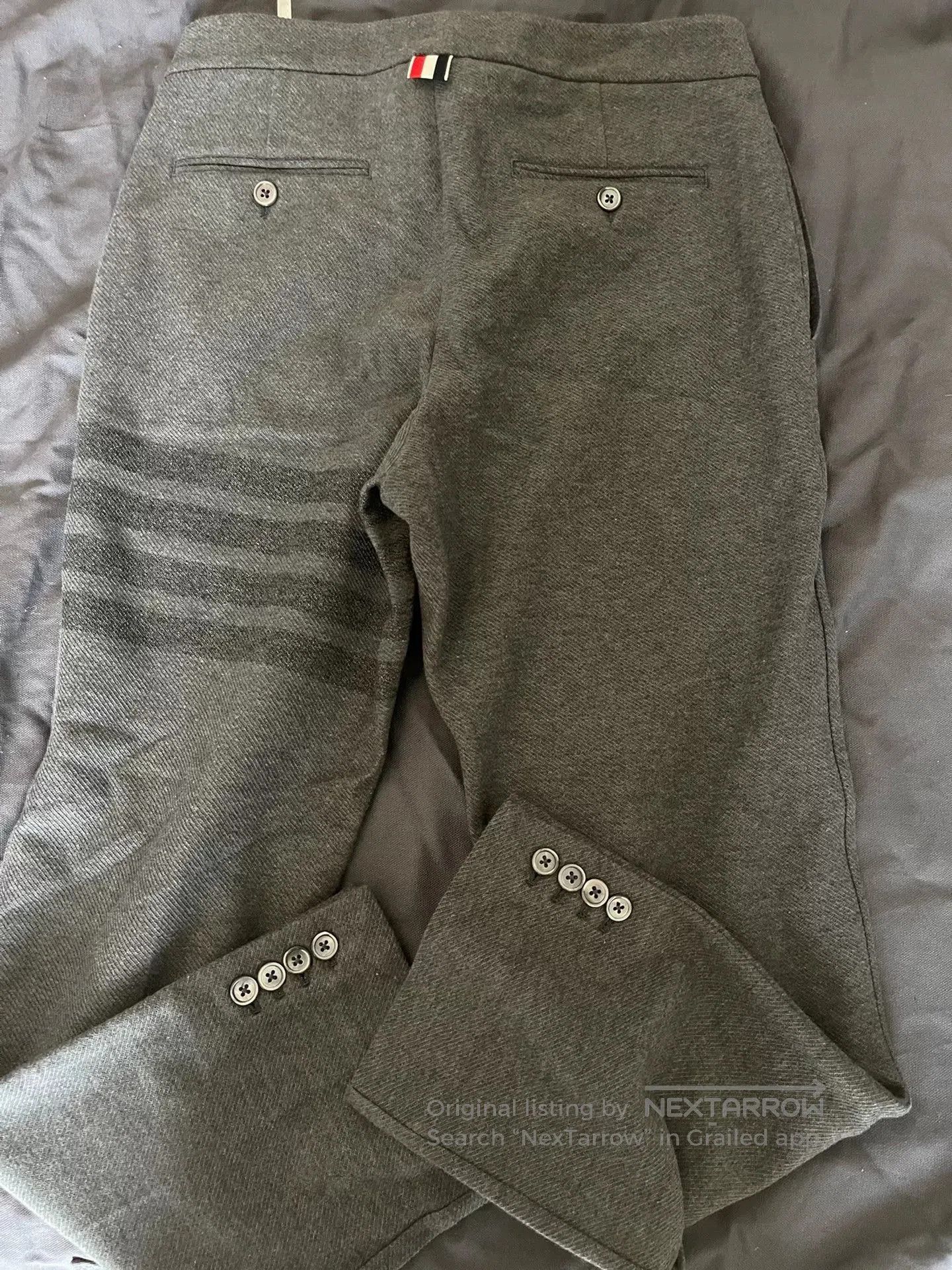 Thom Browne thom browne button-up casual sweatpants. Size US 39 - 3 Thumbnail