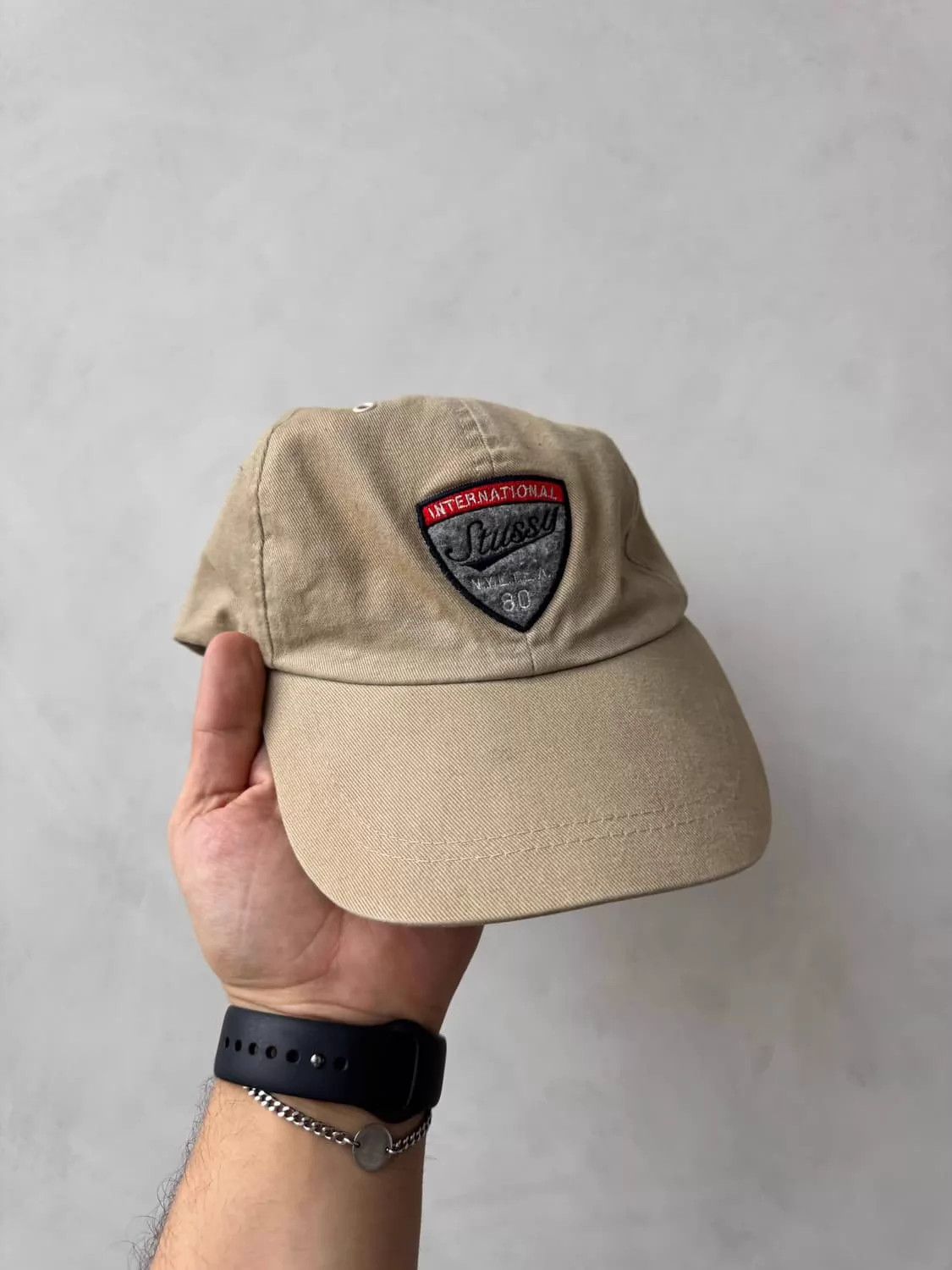 Stussy Stussy Vintage Distressed Knight Shield Logo Hat Unisex 1/1 Size ONE SIZE - 7 Thumbnail